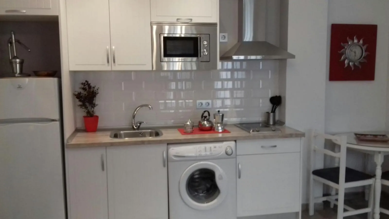 Kitchen or kitchenette in Pompeyos Viviendas Vacacionales