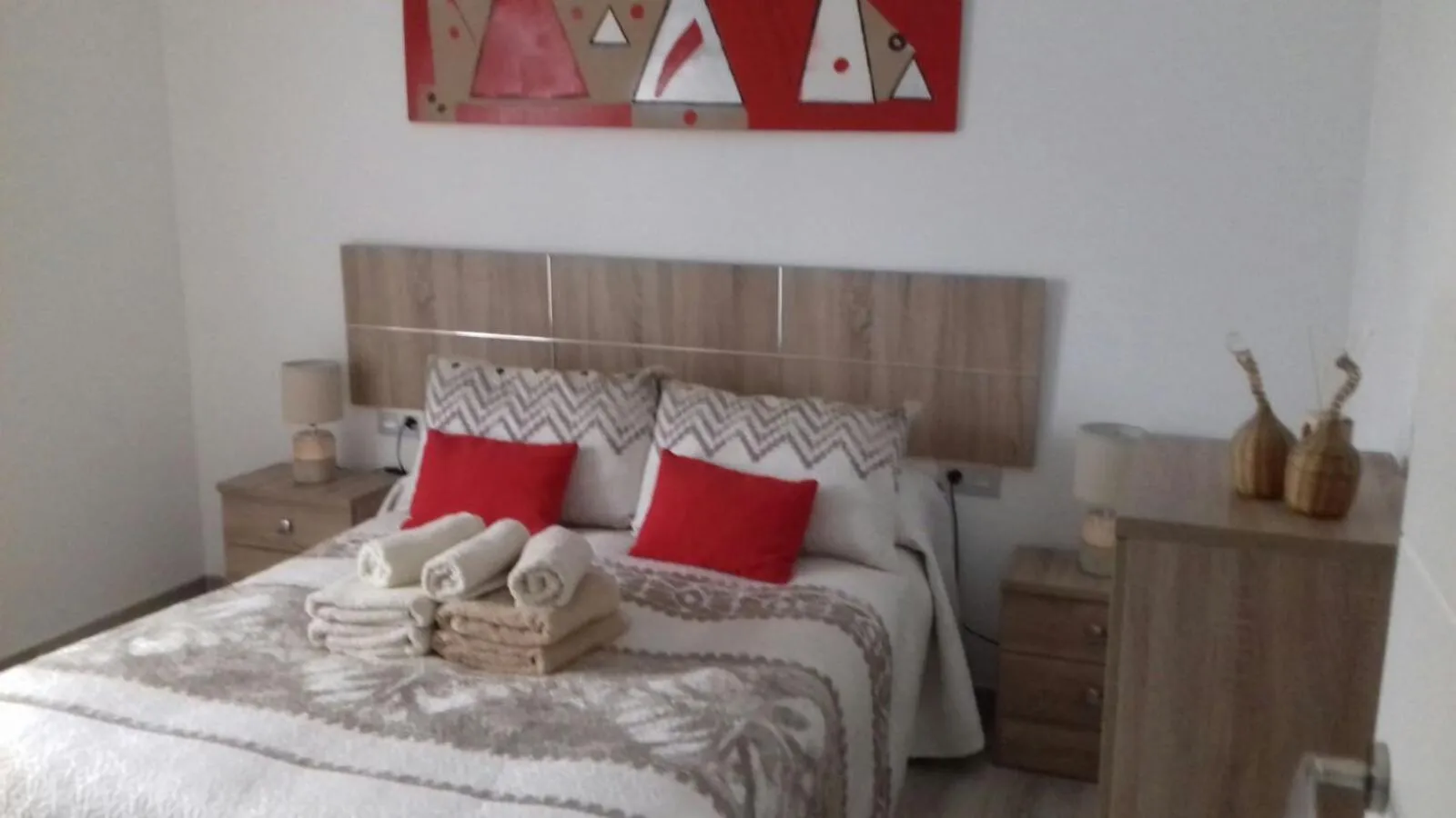 Bedroom, Bed in Pompeyos Viviendas Vacacionales