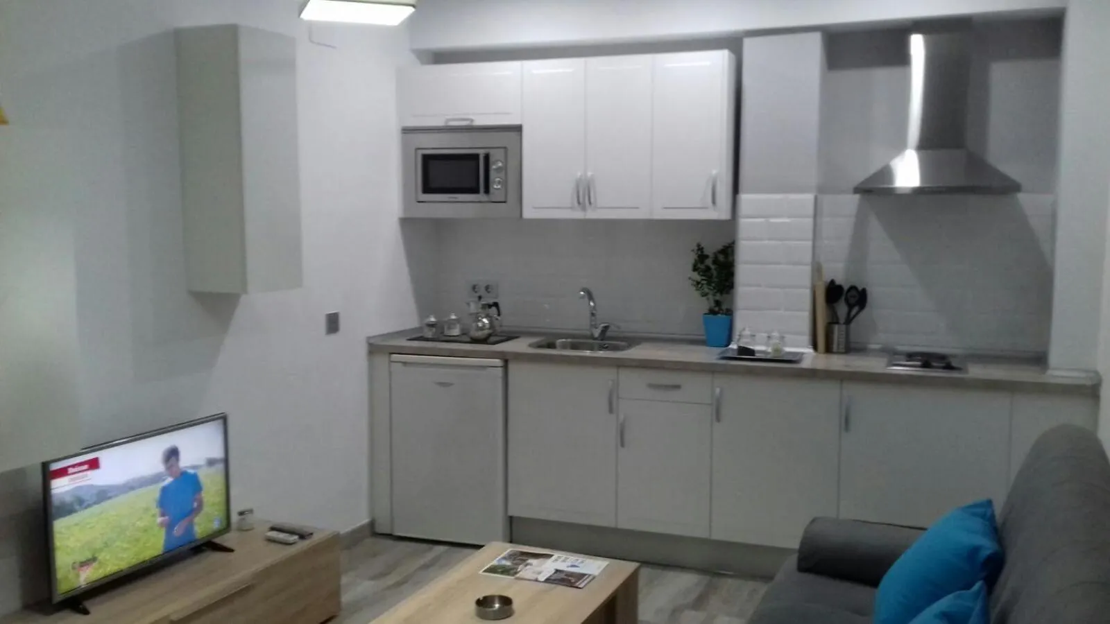 Kitchen or kitchenette in Pompeyos Viviendas Vacacionales