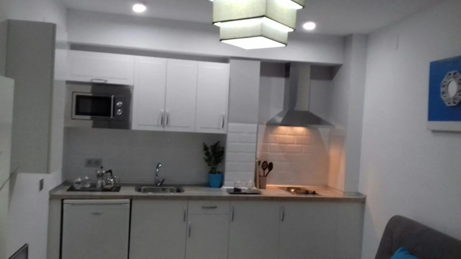 Kitchen or kitchenette in Pompeyos Viviendas Vacacionales