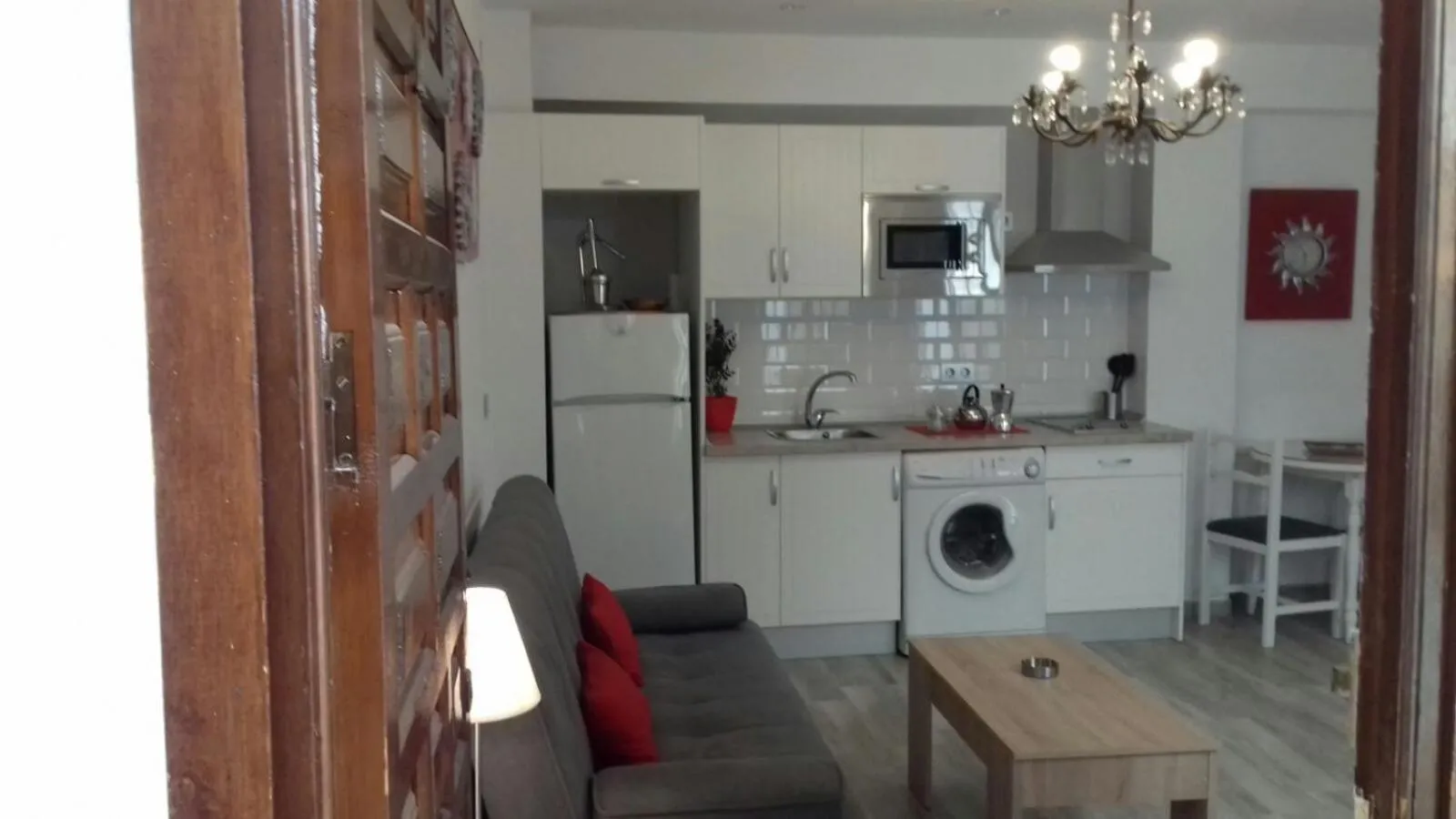 Kitchen or kitchenette in Pompeyos Viviendas Vacacionales