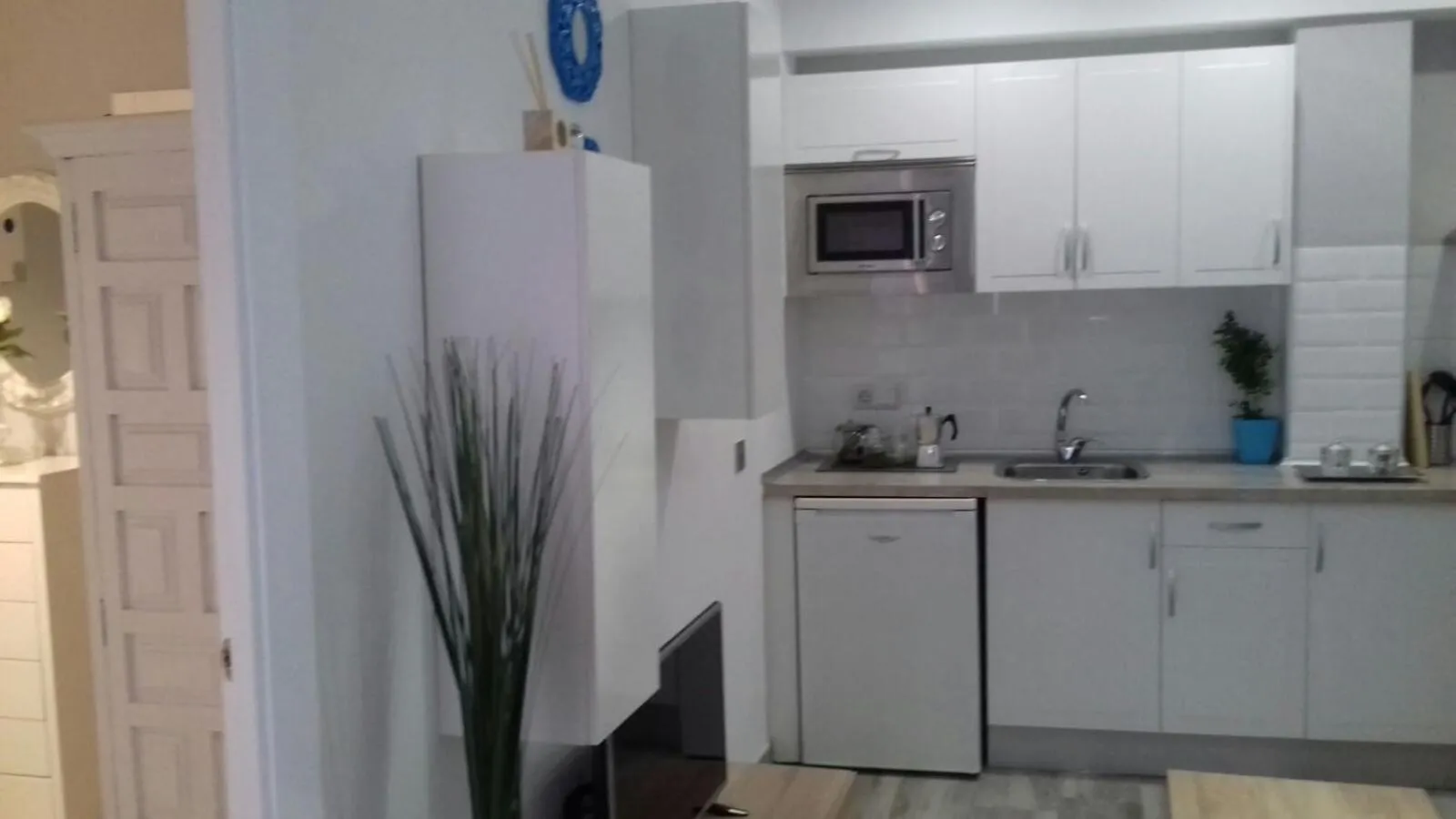 Kitchen or kitchenette in Pompeyos Viviendas Vacacionales