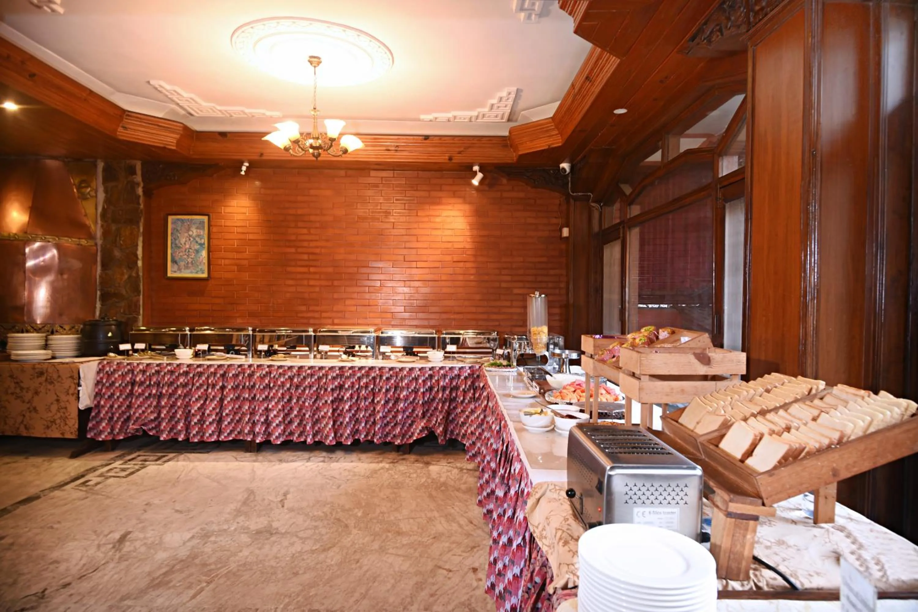 Buffet breakfast in Nirvana Boutique Hotel