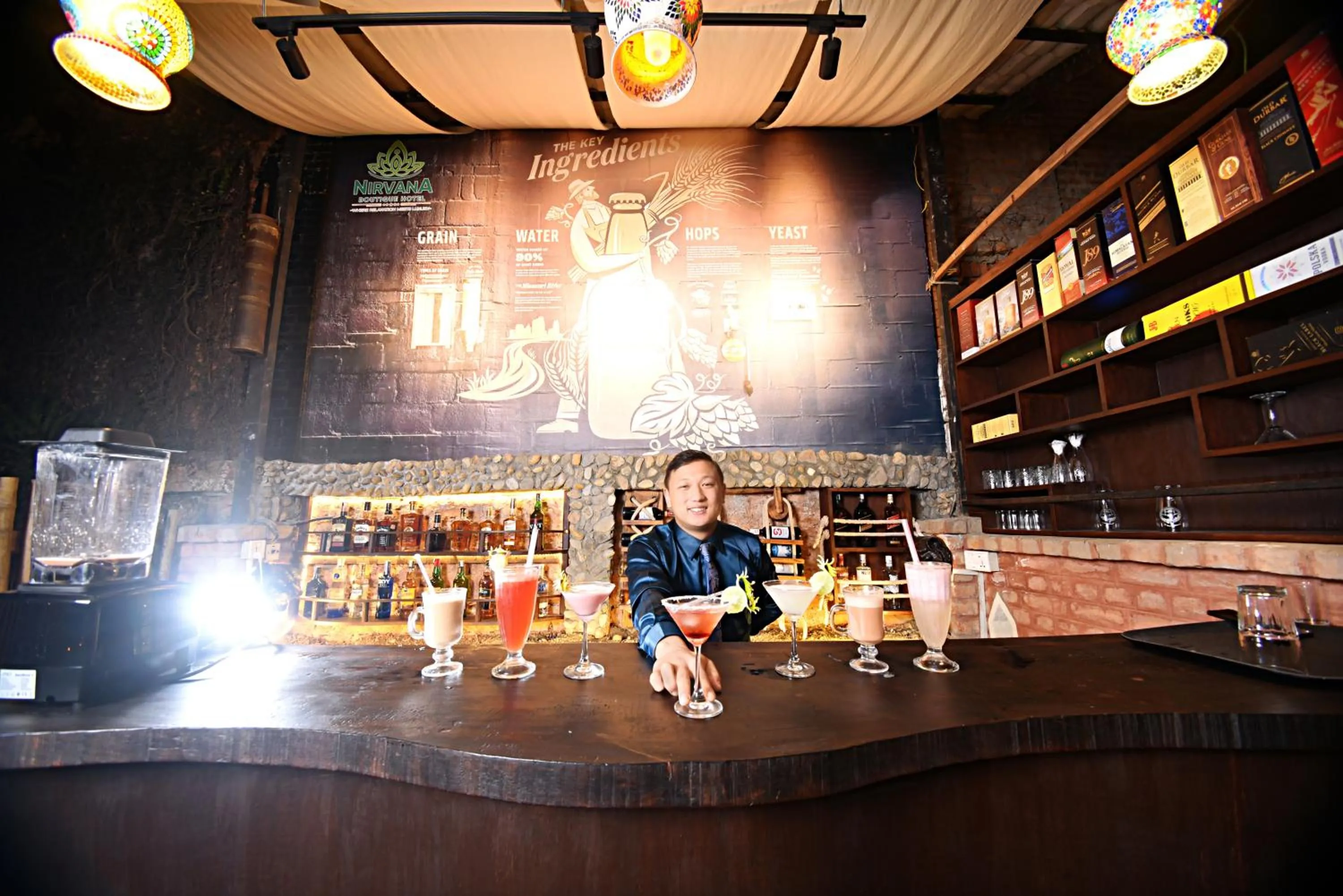 Lounge or bar in Nirvana Boutique Hotel