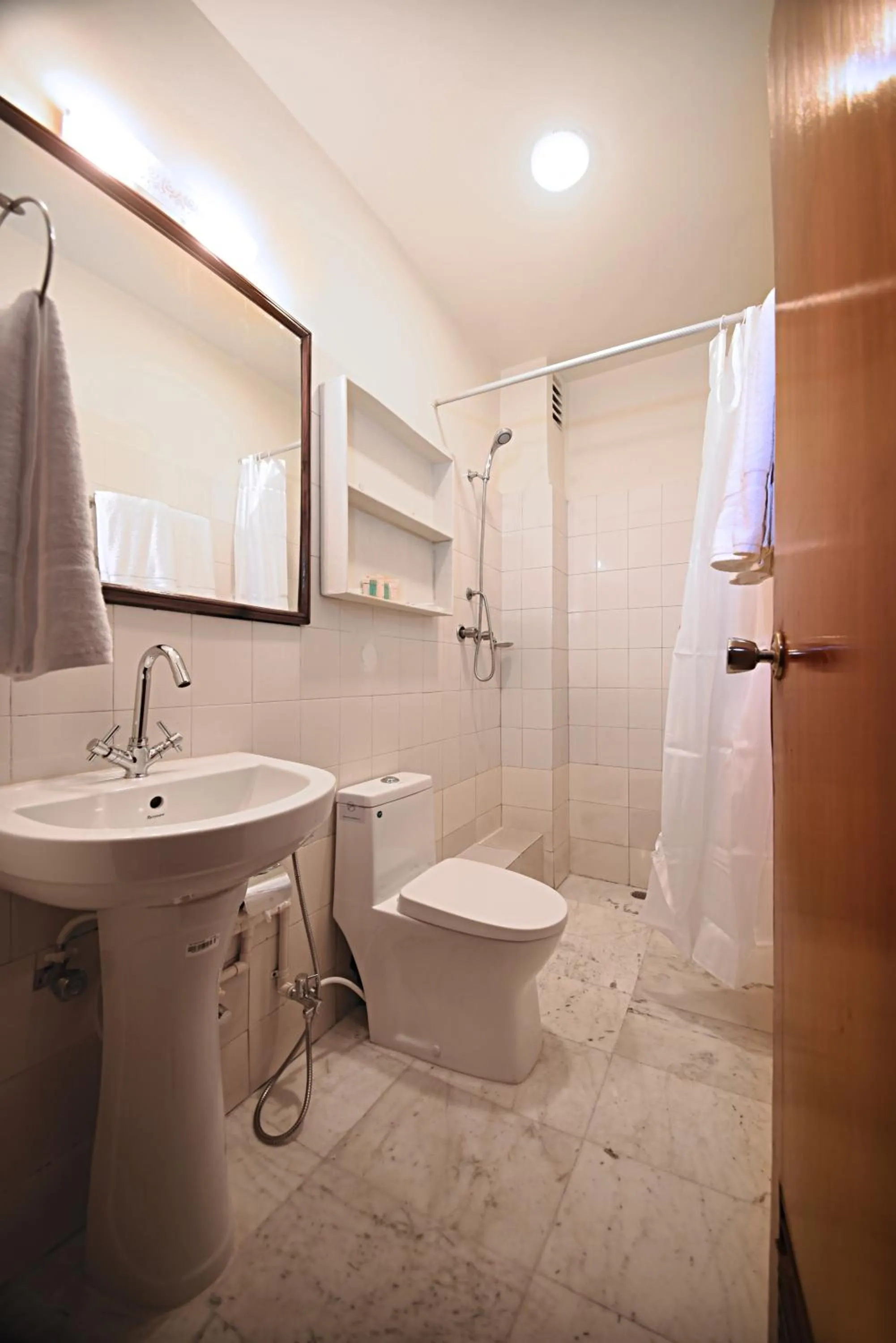 Shower in Nirvana Boutique Hotel