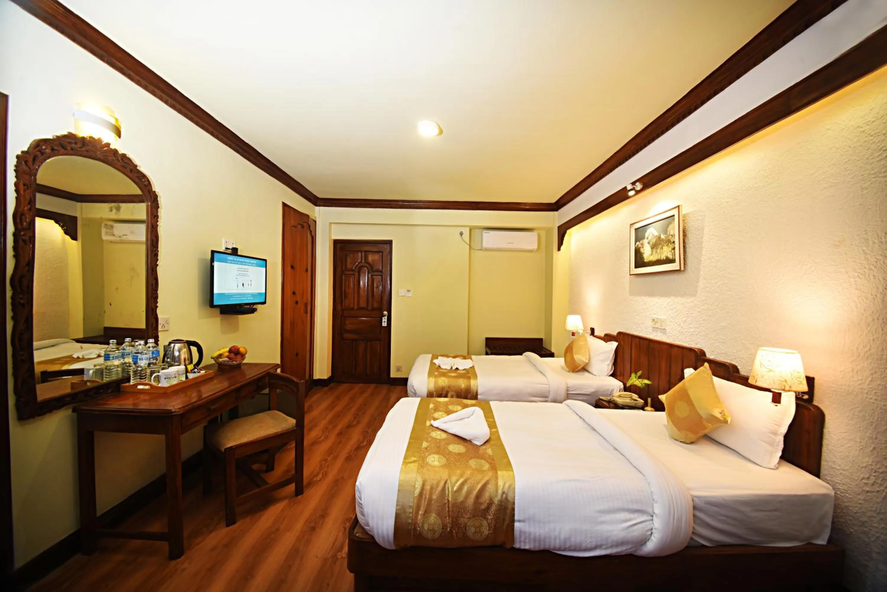 Bed in Nirvana Boutique Hotel