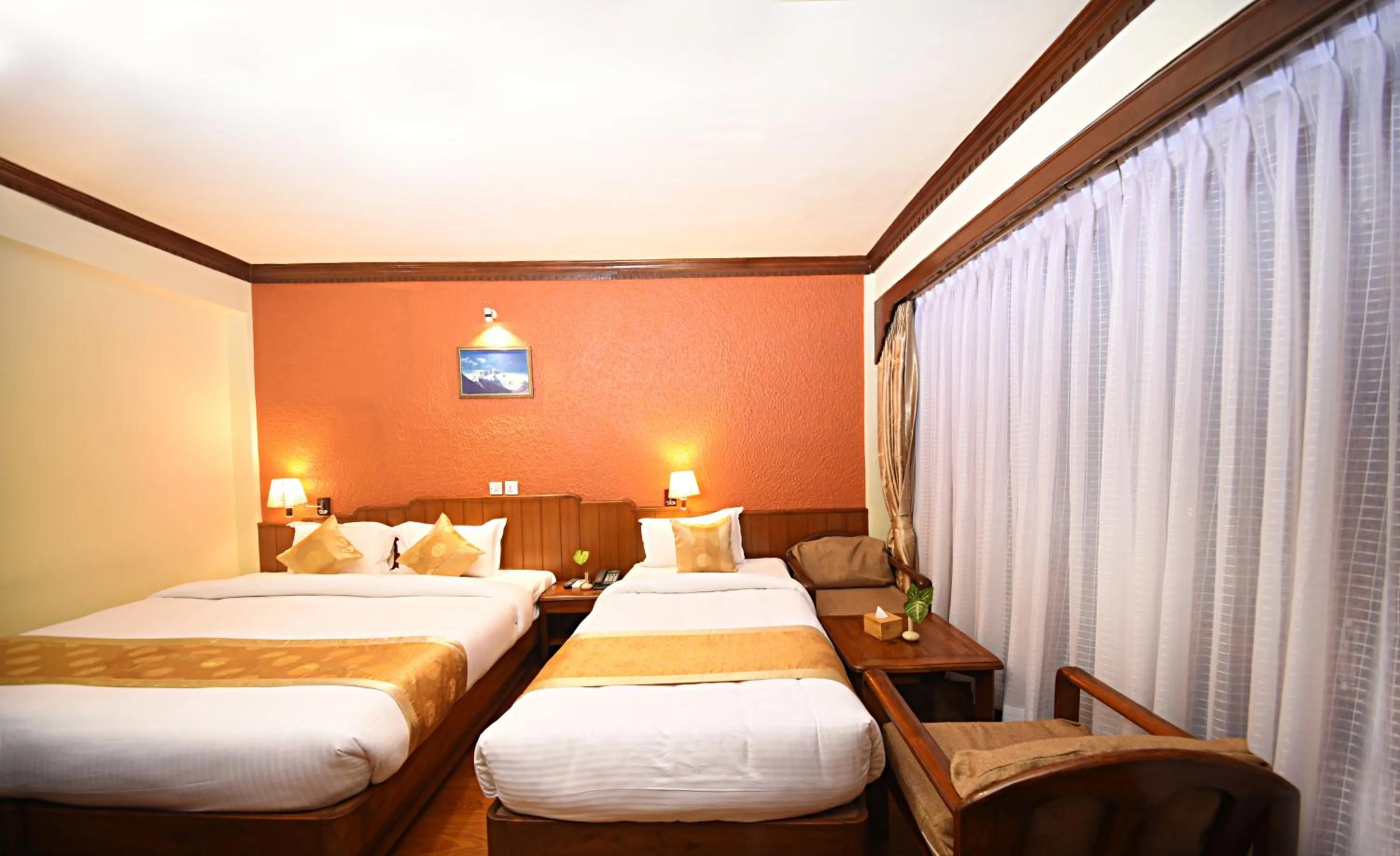 Bed in Nirvana Boutique Hotel