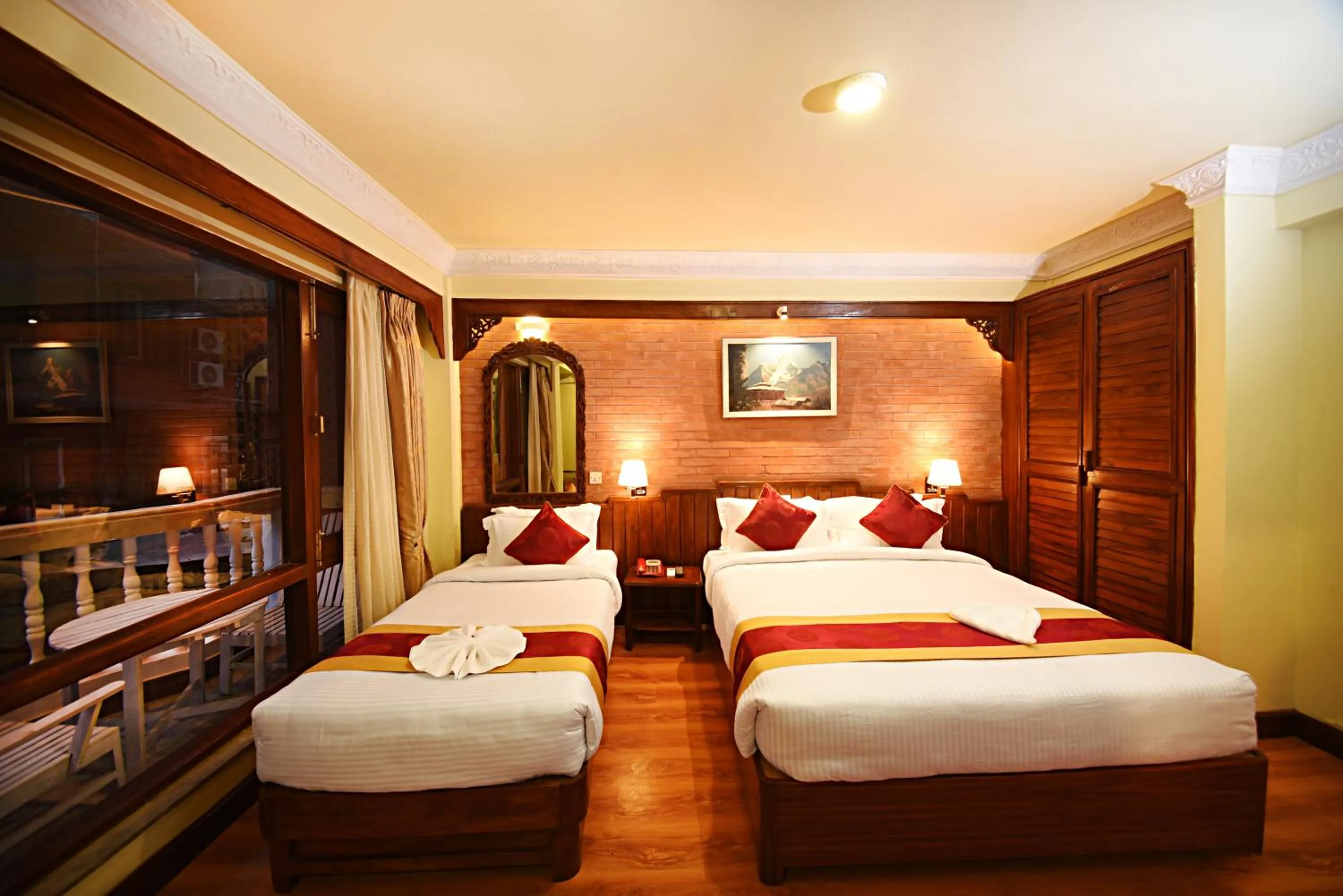 Bed in Nirvana Boutique Hotel