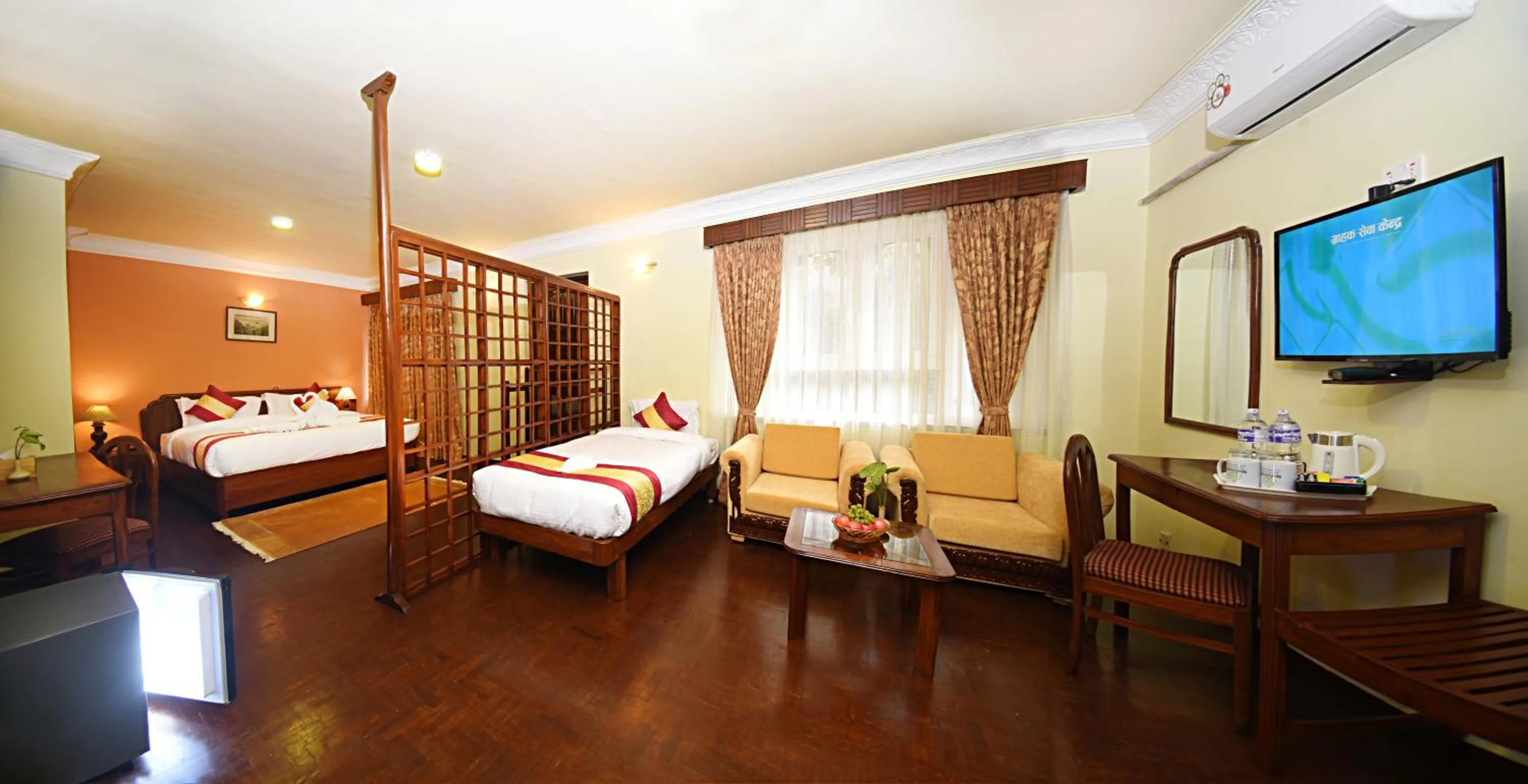 Bed in Nirvana Boutique Hotel