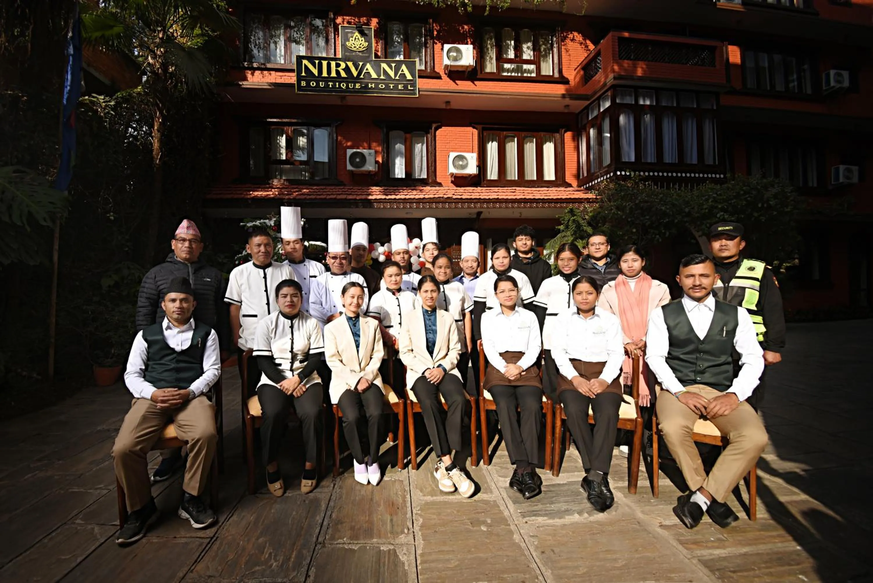Staff in Nirvana Boutique Hotel