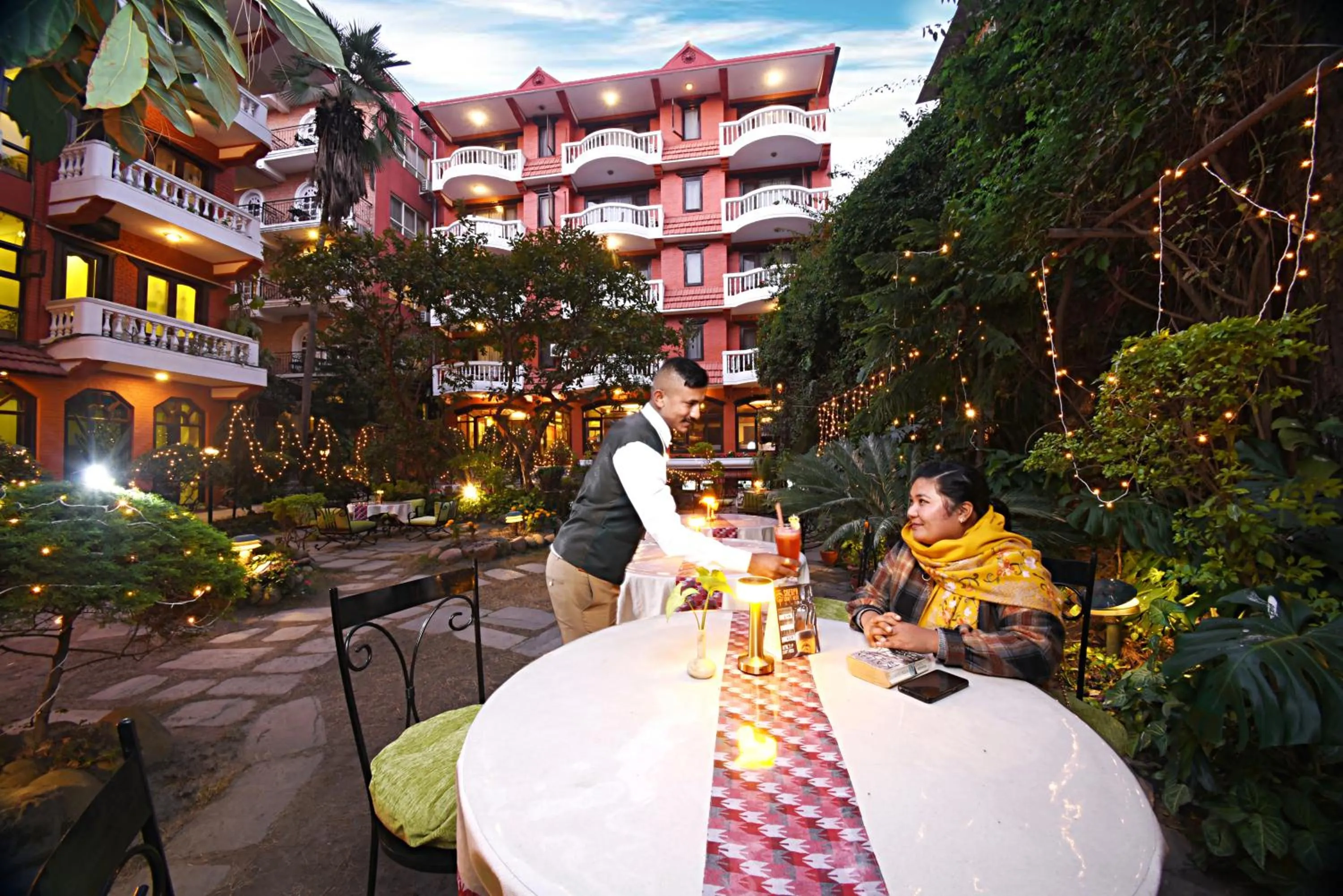 Restaurant/places to eat in Nirvana Boutique Hotel