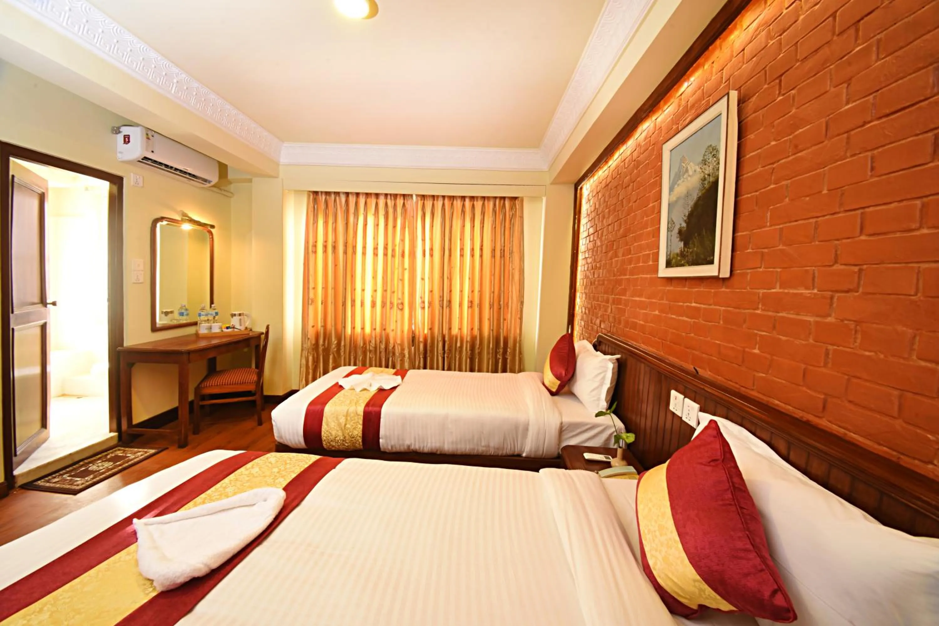 Bed in Nirvana Boutique Hotel