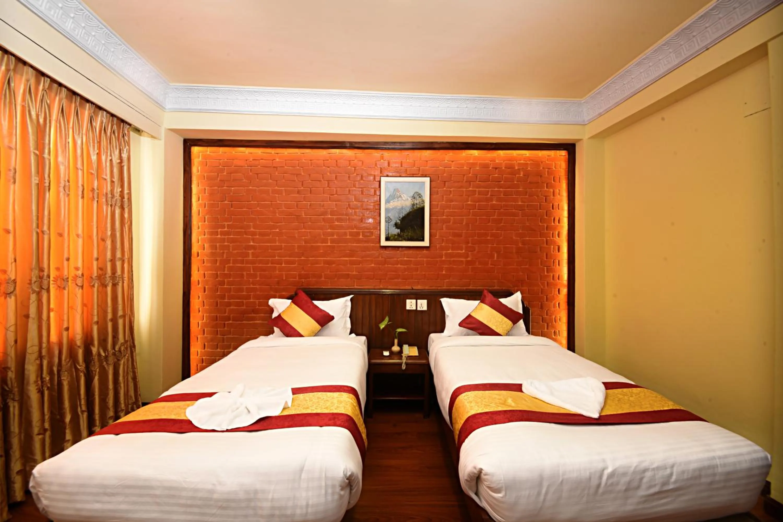 Photo of the whole room, Bed in Nirvana Boutique Hotel