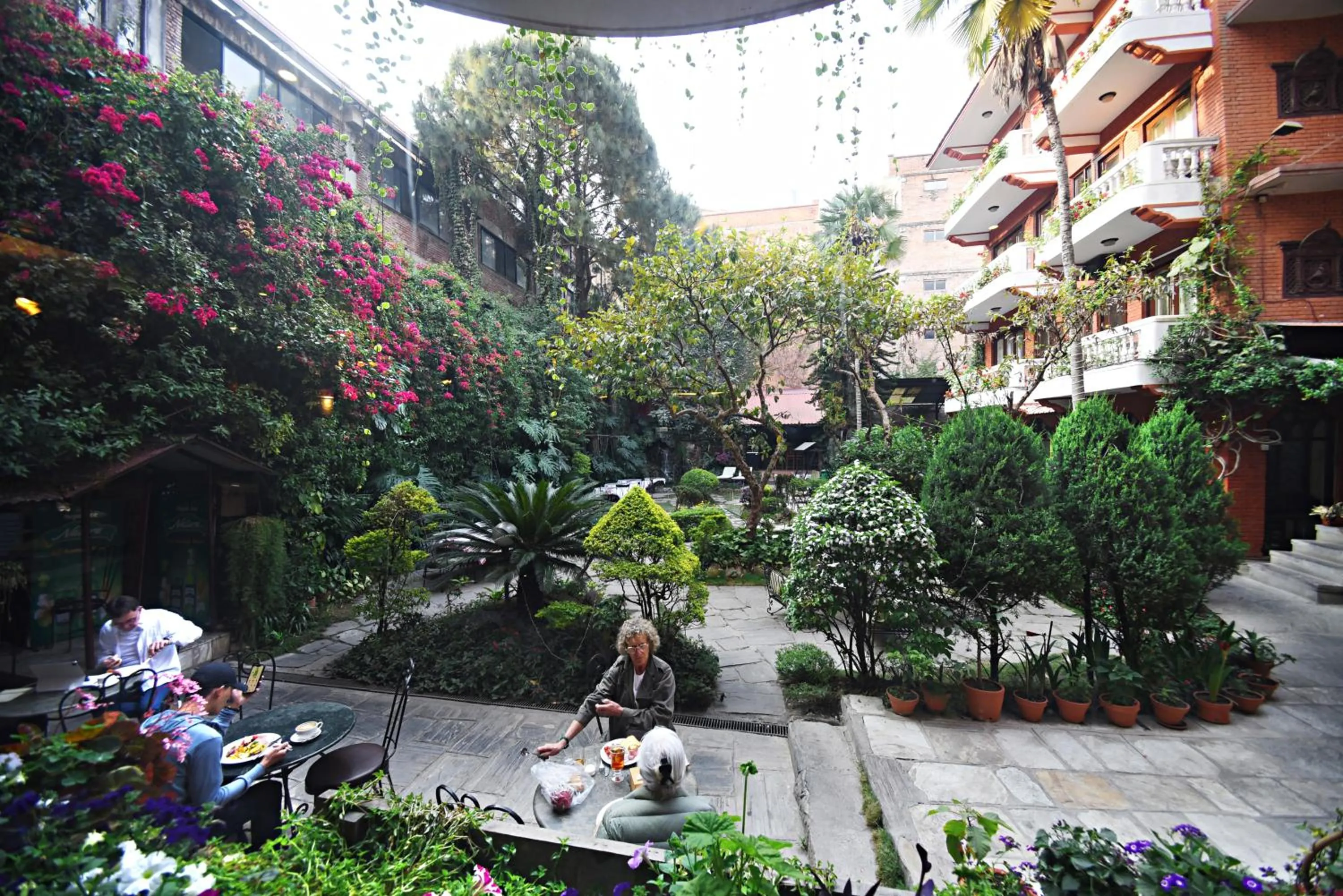 People in Nirvana Boutique Hotel