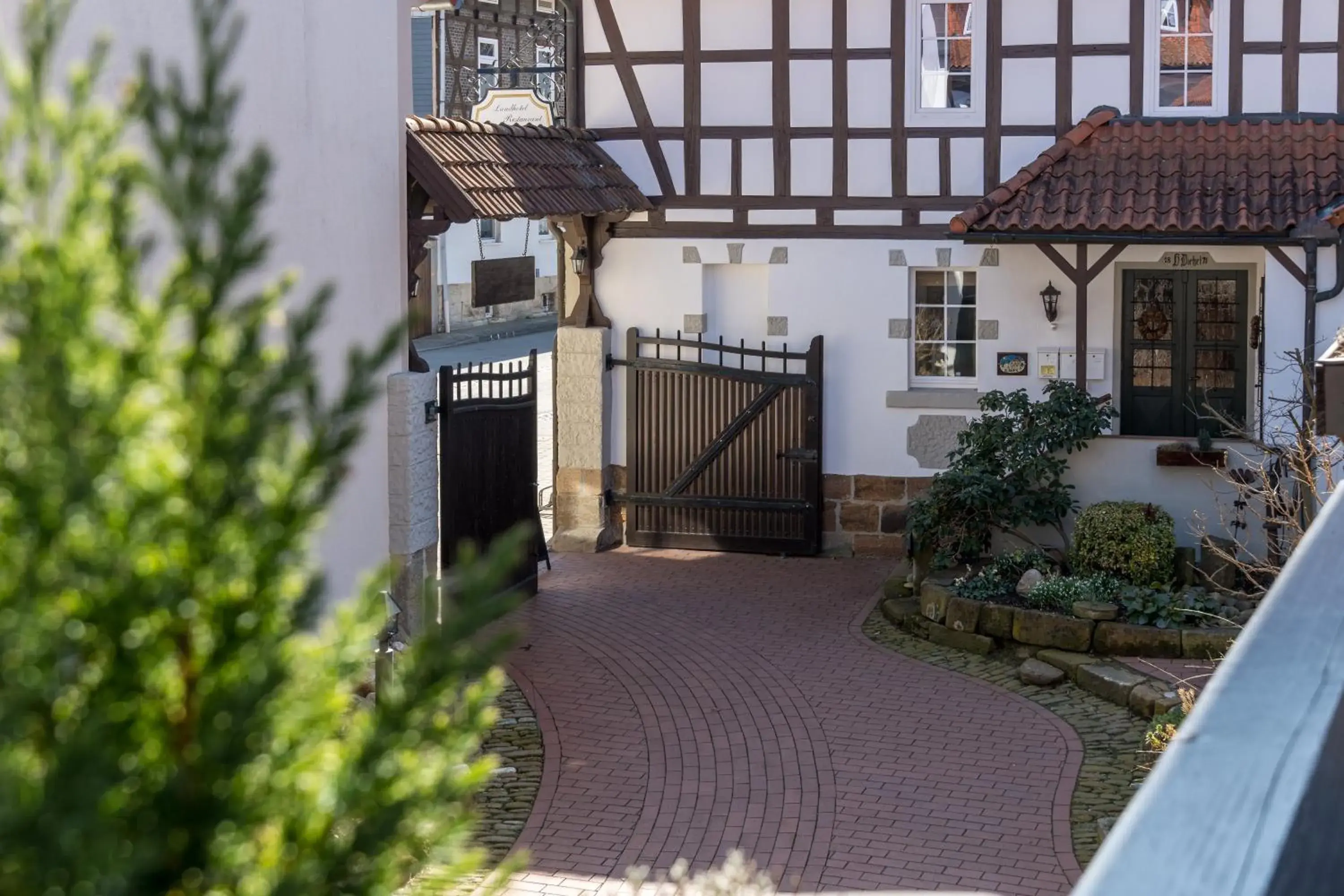 Property building in Landhotel & Restaurant Kains Hof Property building in Landhotel & Restaurant Kains Hof