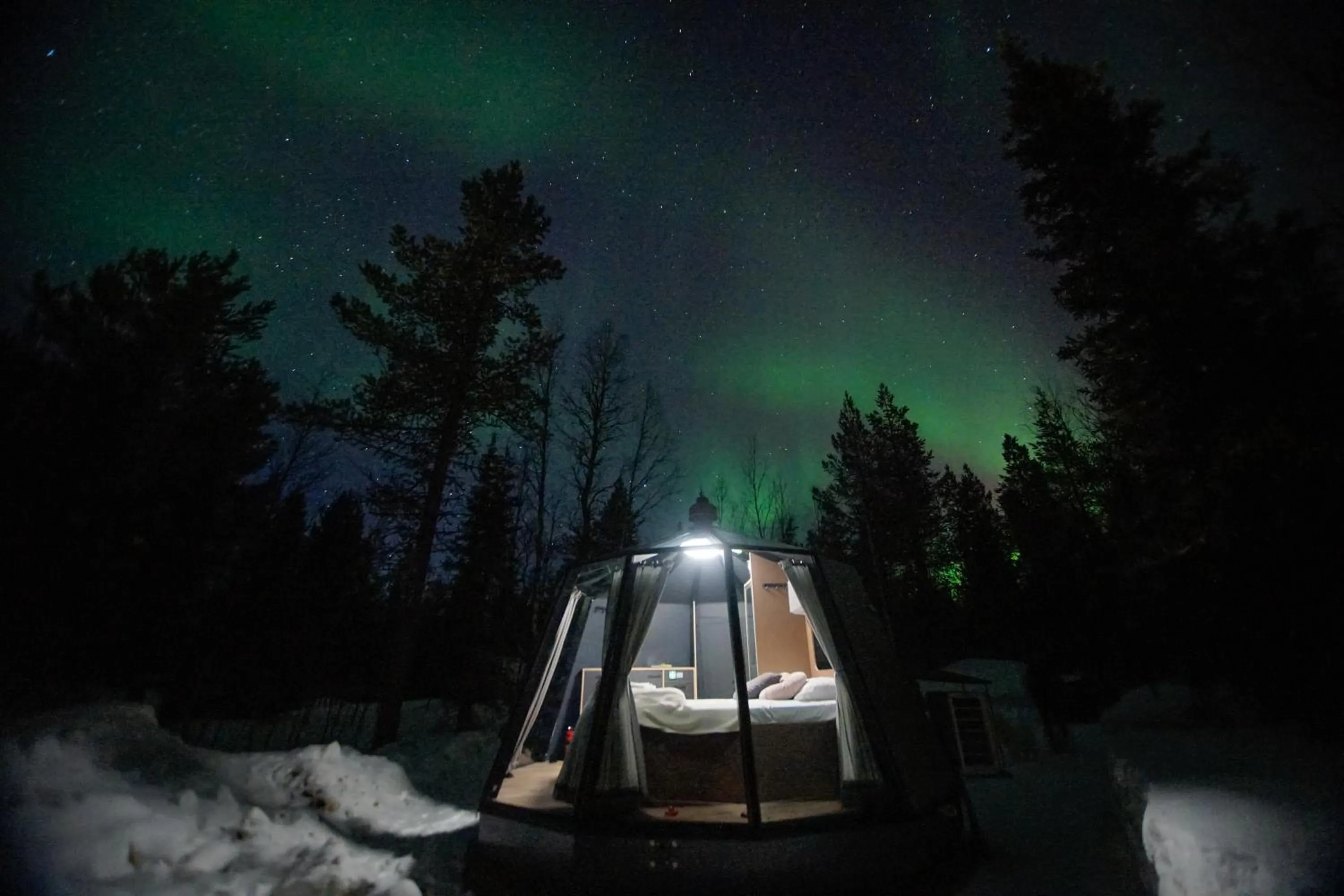 Property building in Tankavaara Gold Village