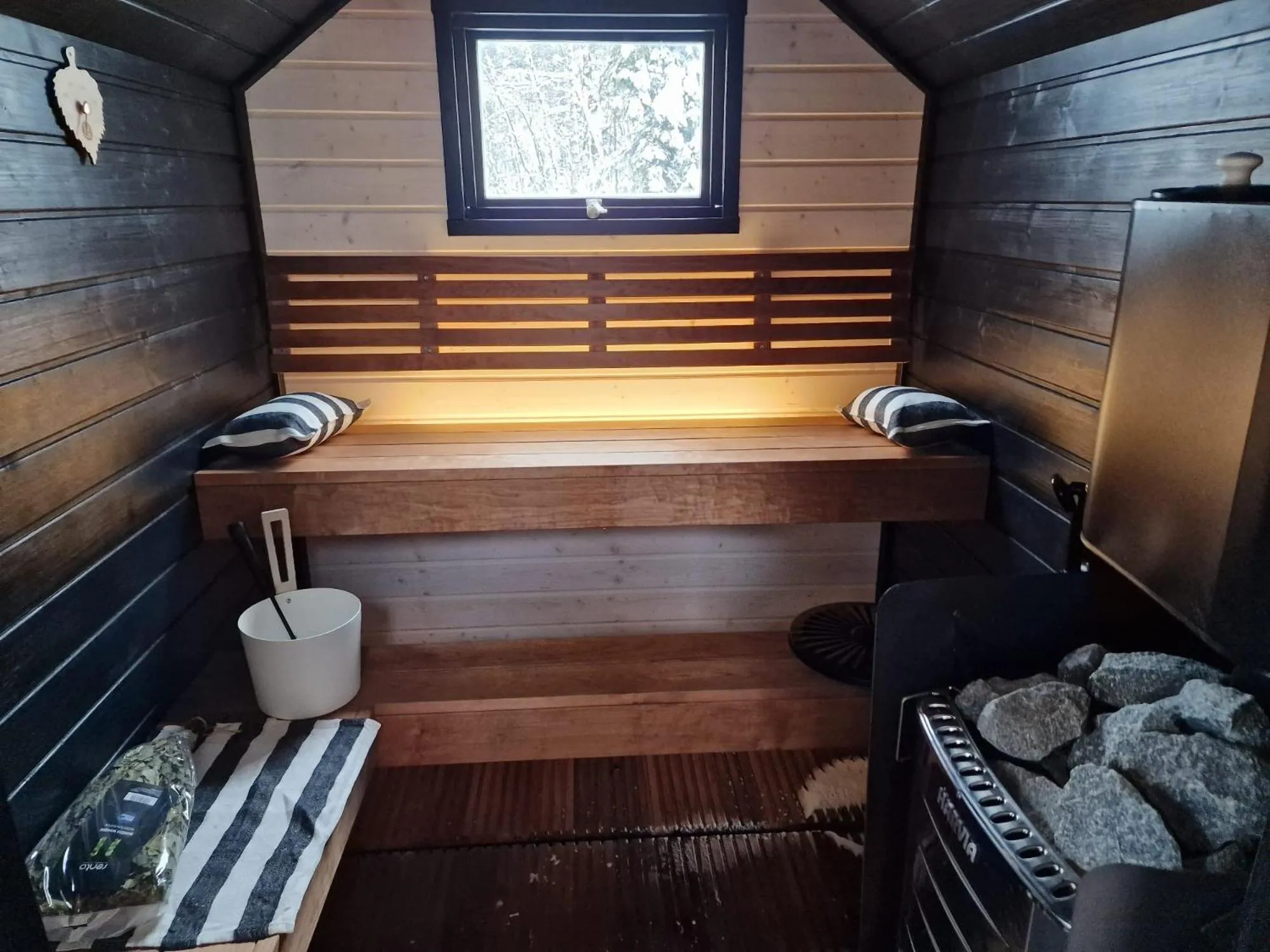 Sauna in Tankavaara Gold Village
