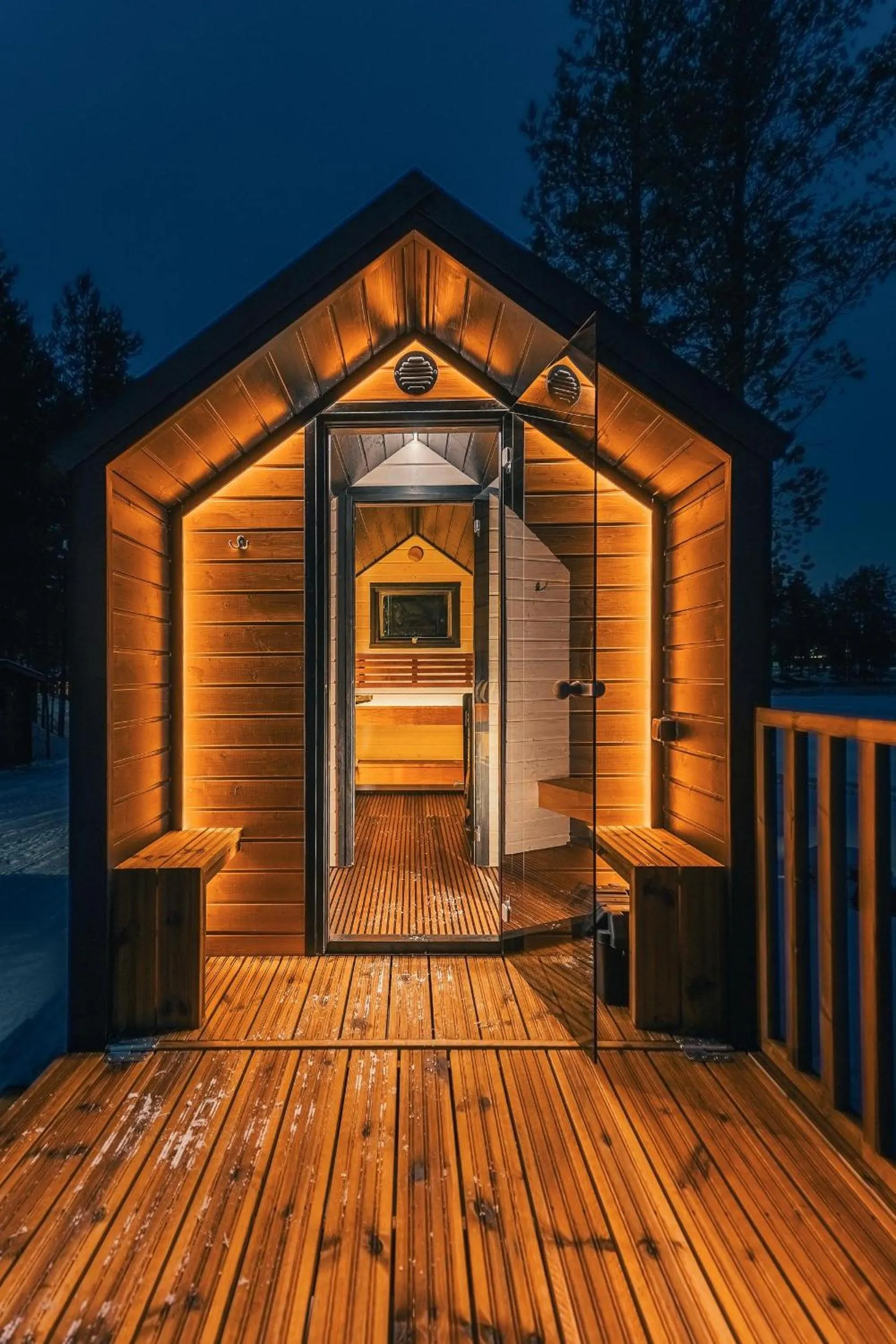 Property building in Tankavaara Gold Village