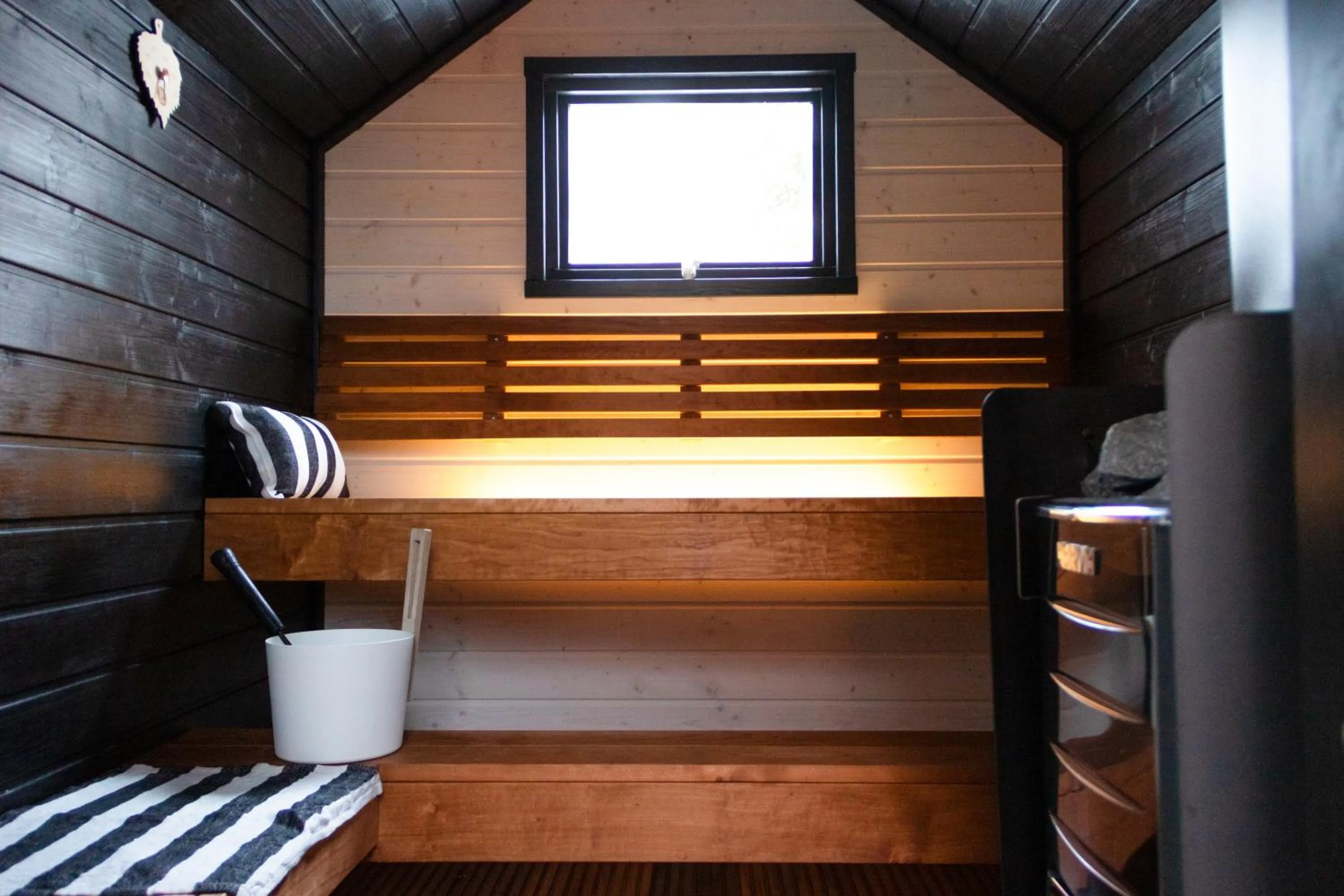 Sauna in Tankavaara Gold Village