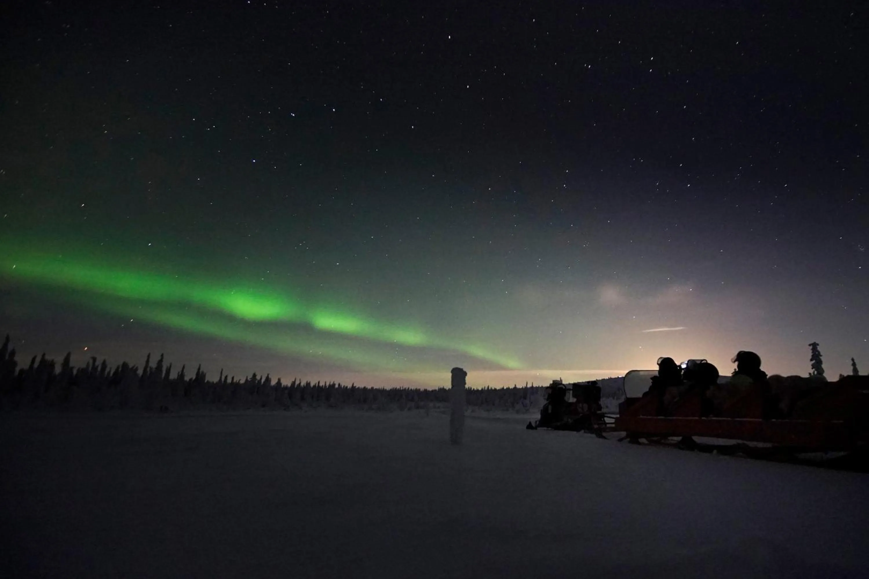 Neighbourhood in Tankavaara Gold Village