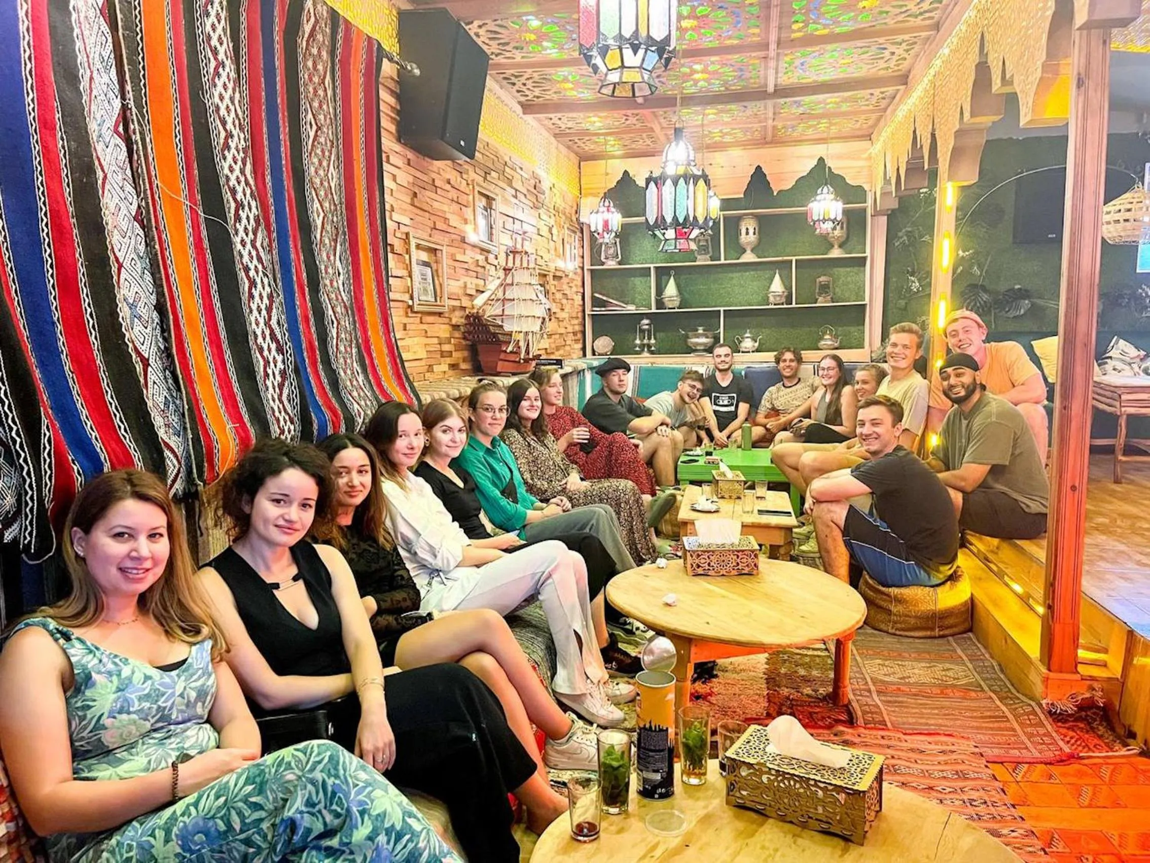 Seating area in Riad Verus