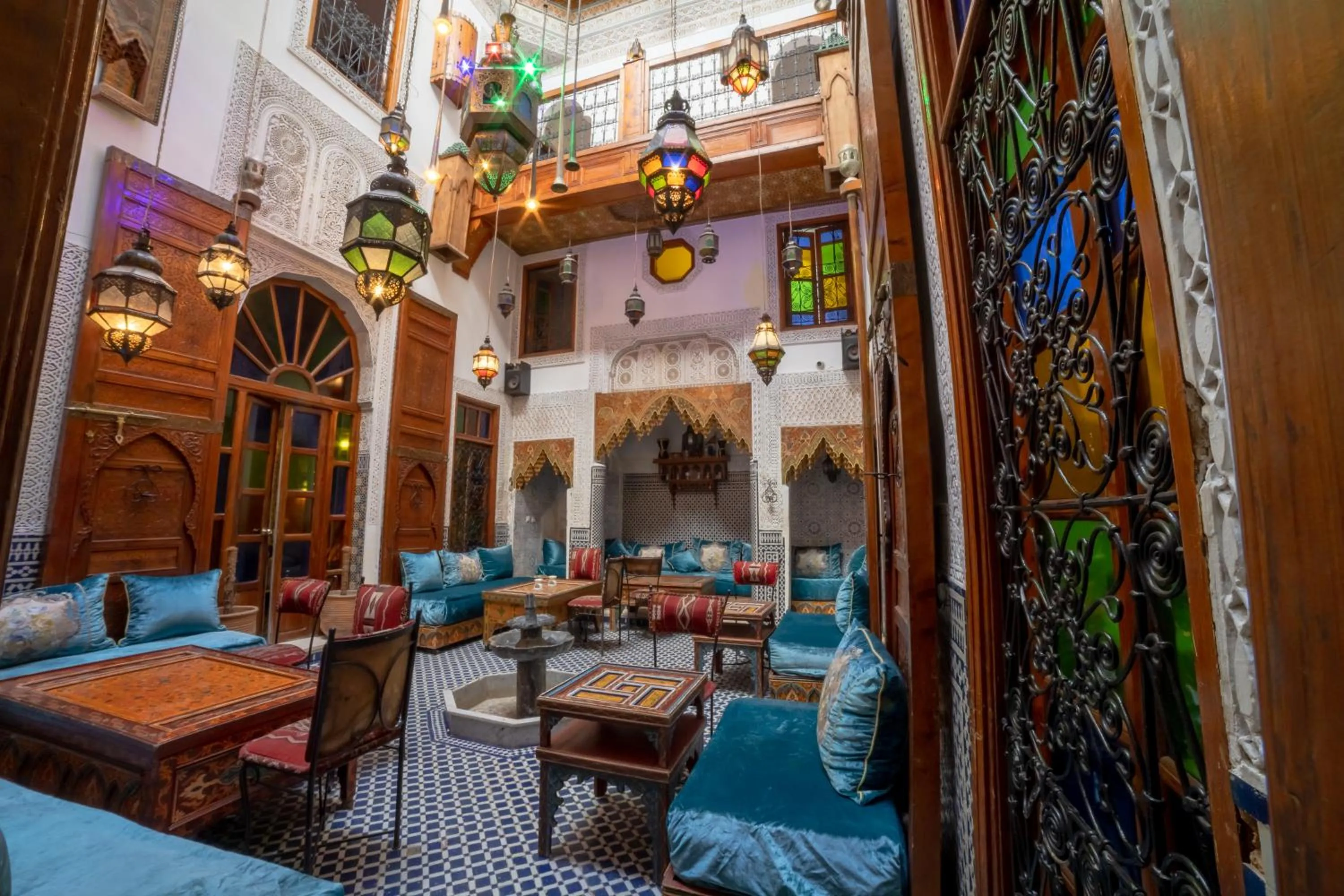 Lobby or reception in Riad Verus
