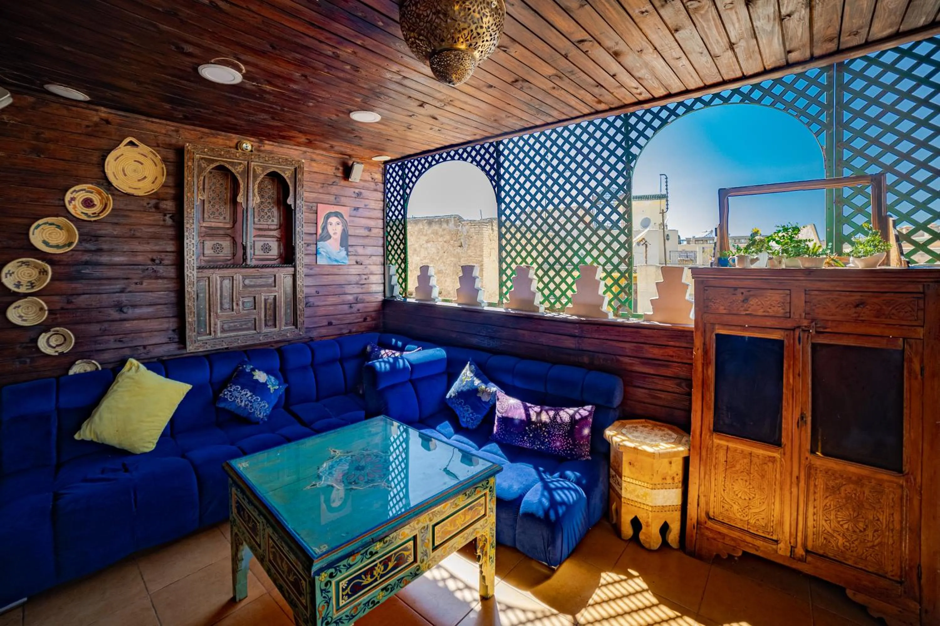 Communal lounge/ TV room in Riad Verus