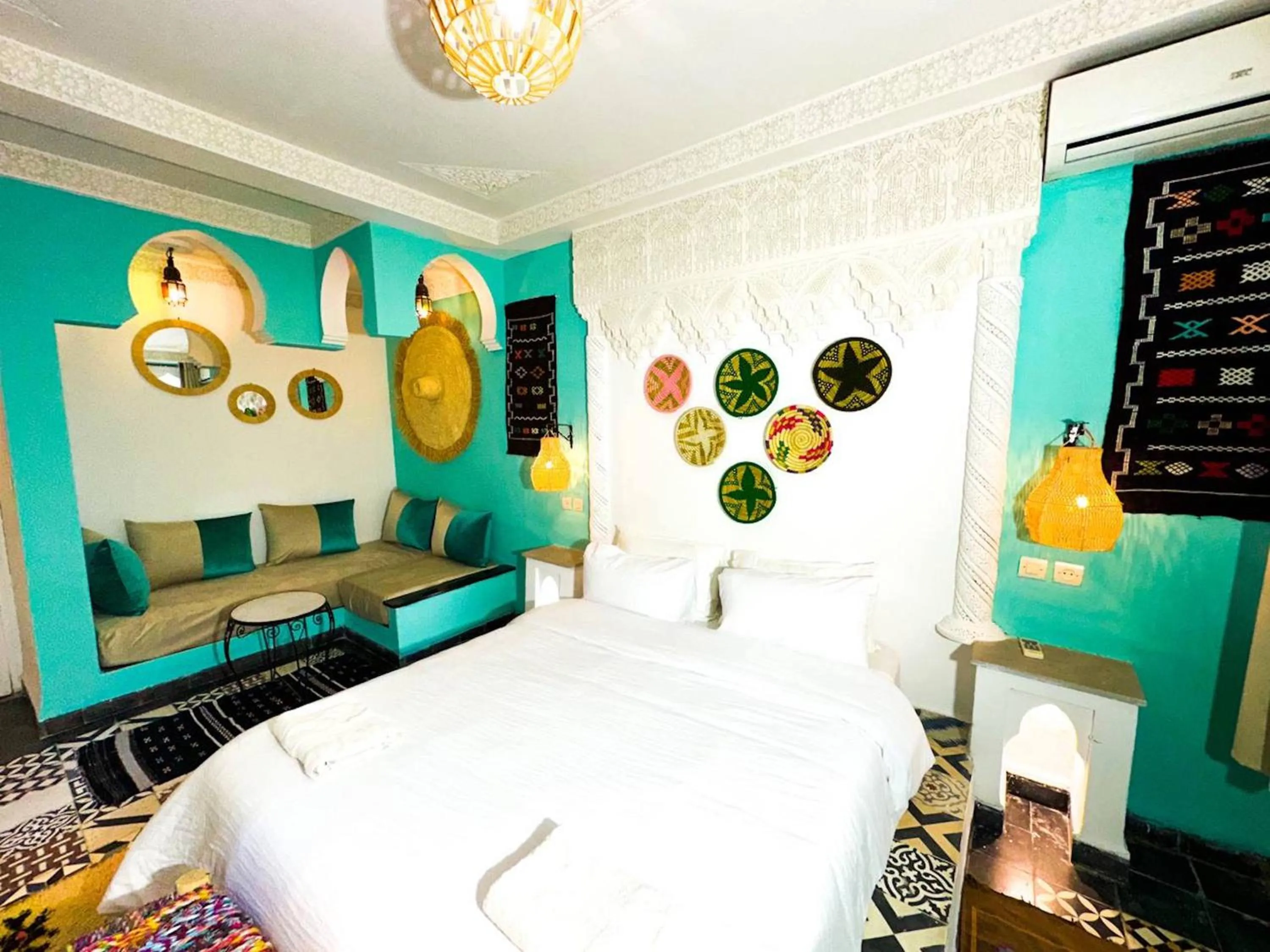 Bed in Riad Verus