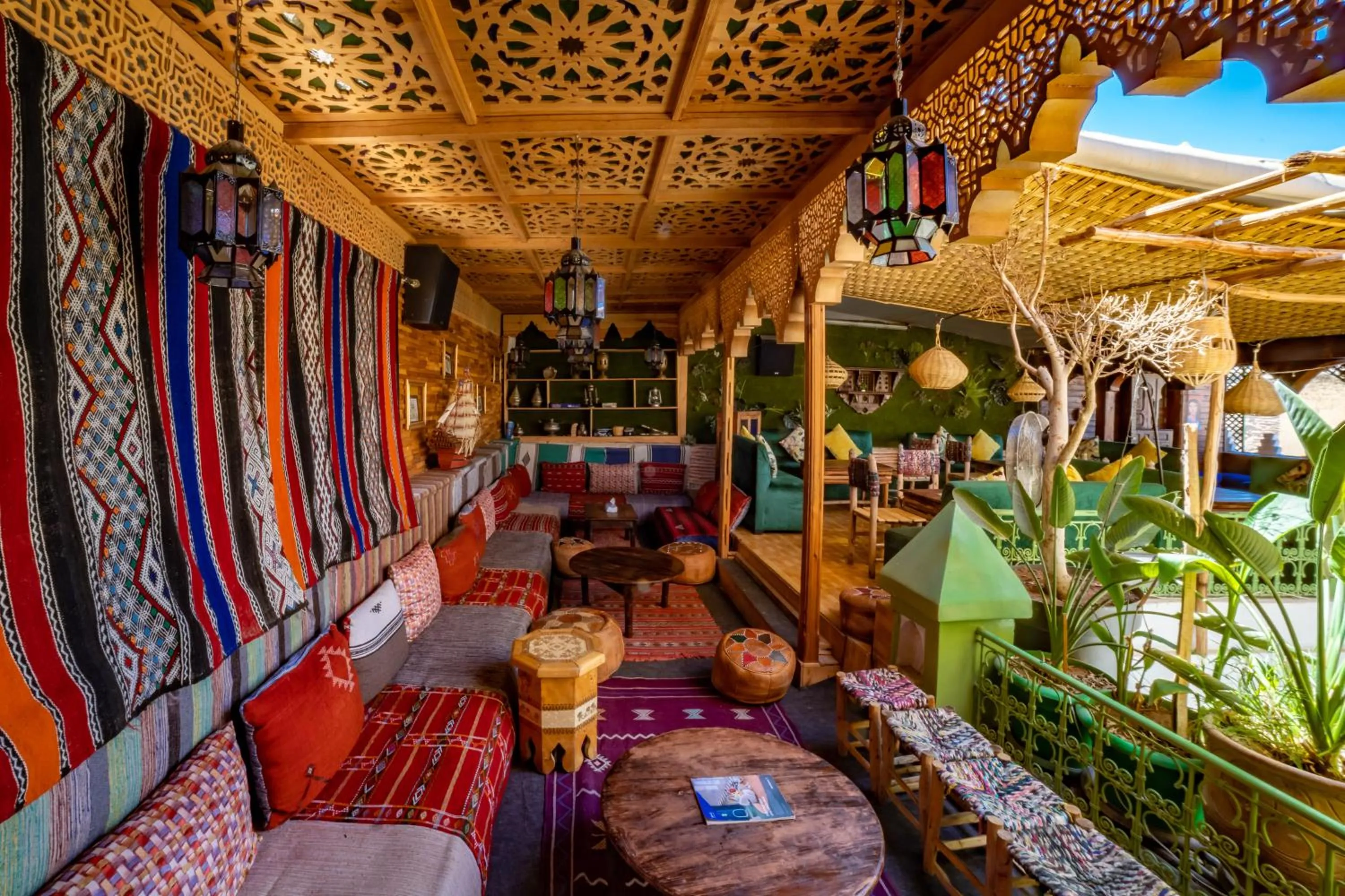Communal lounge/ TV room in Riad Verus