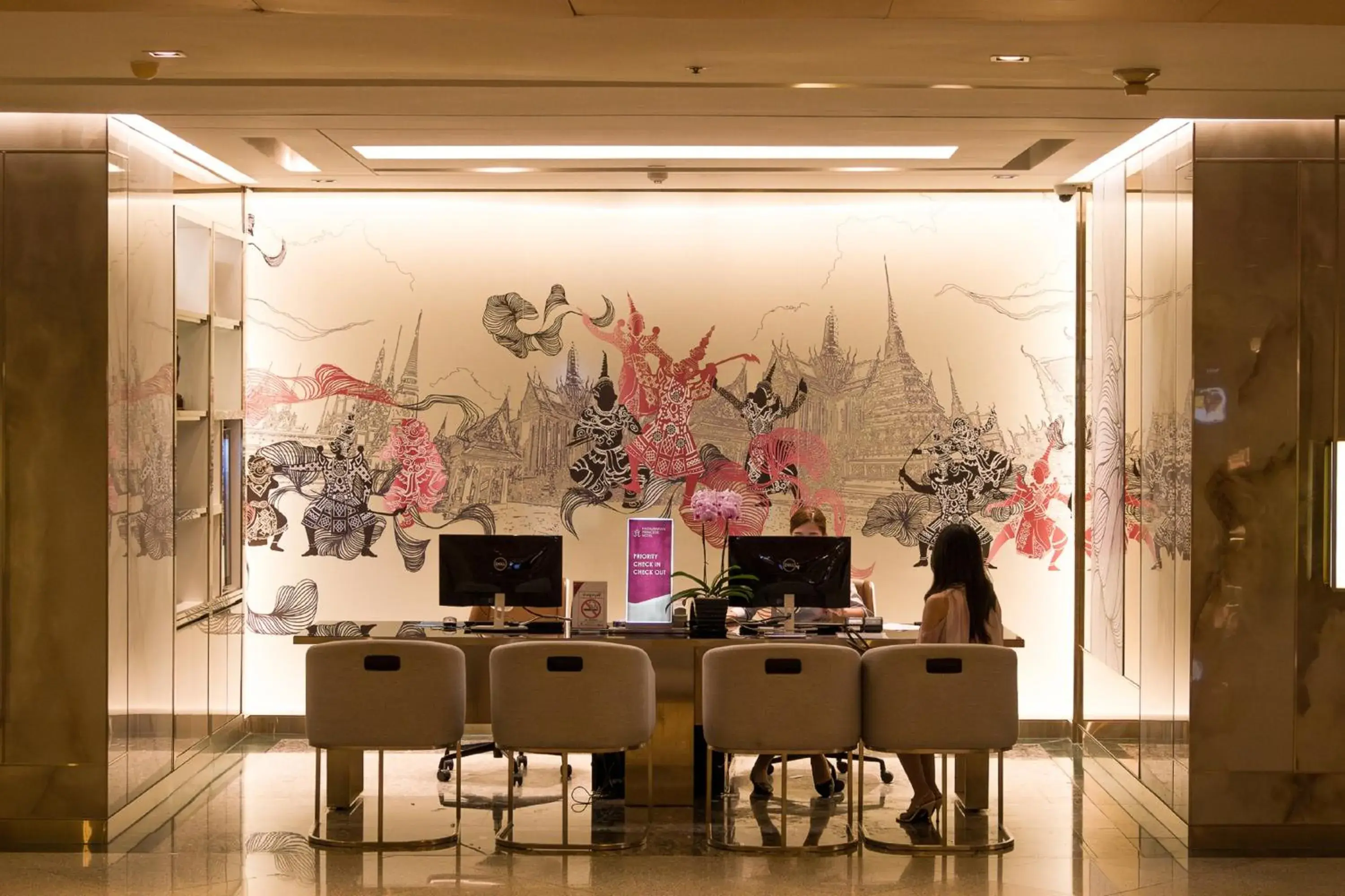Lobby or reception in Pathumwan Princess Hotel Lobby or reception in Pathumwan Princess Hotel