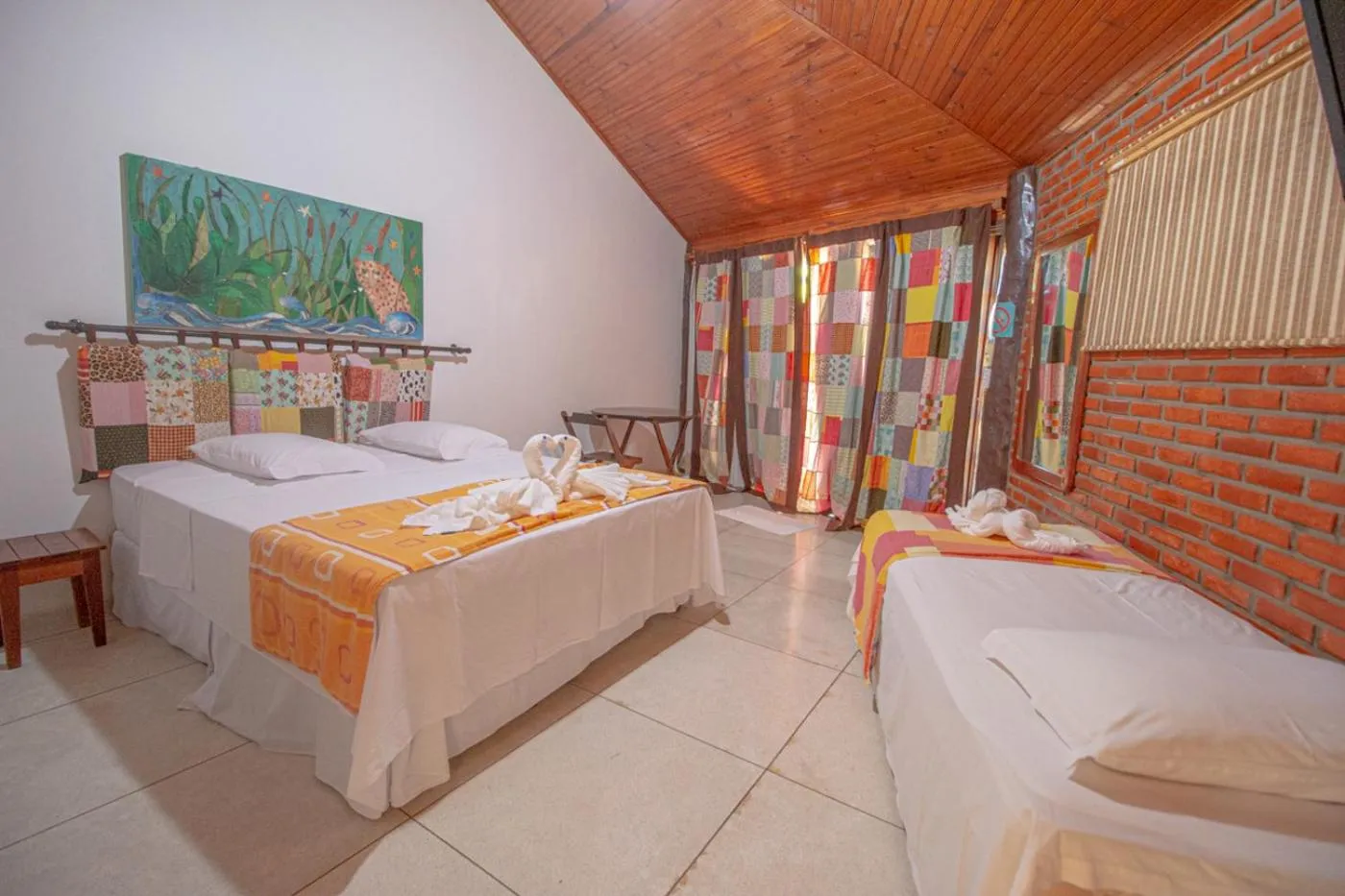 Bedroom, Bed in Hotel Pousada Arizona