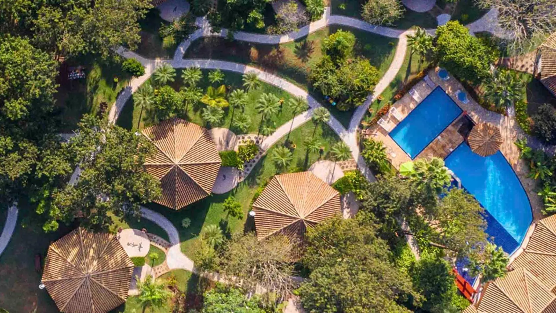 Bird's eye view in Hotel Pousada Arizona