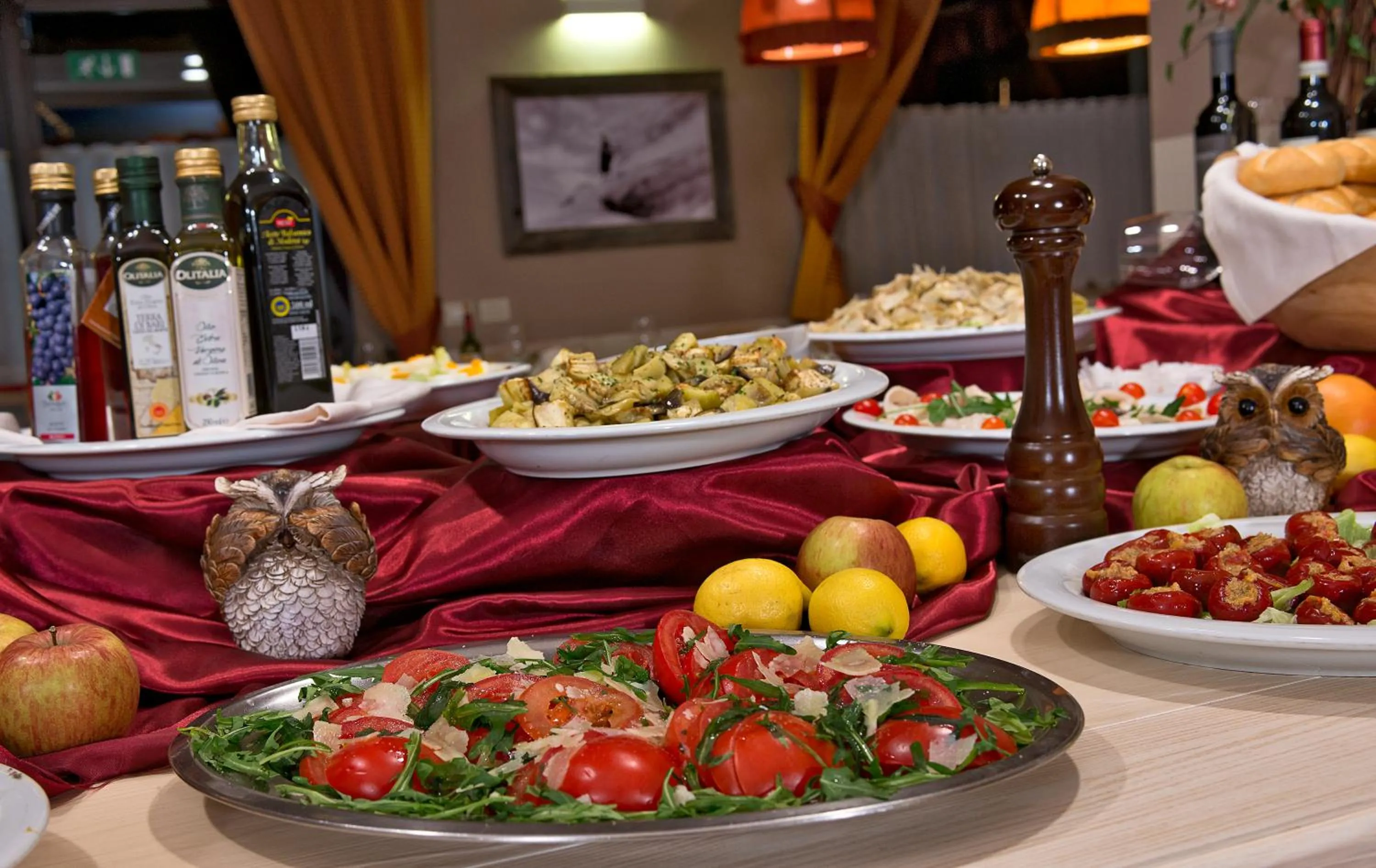 Food and drinks in GH Hotel Piaz