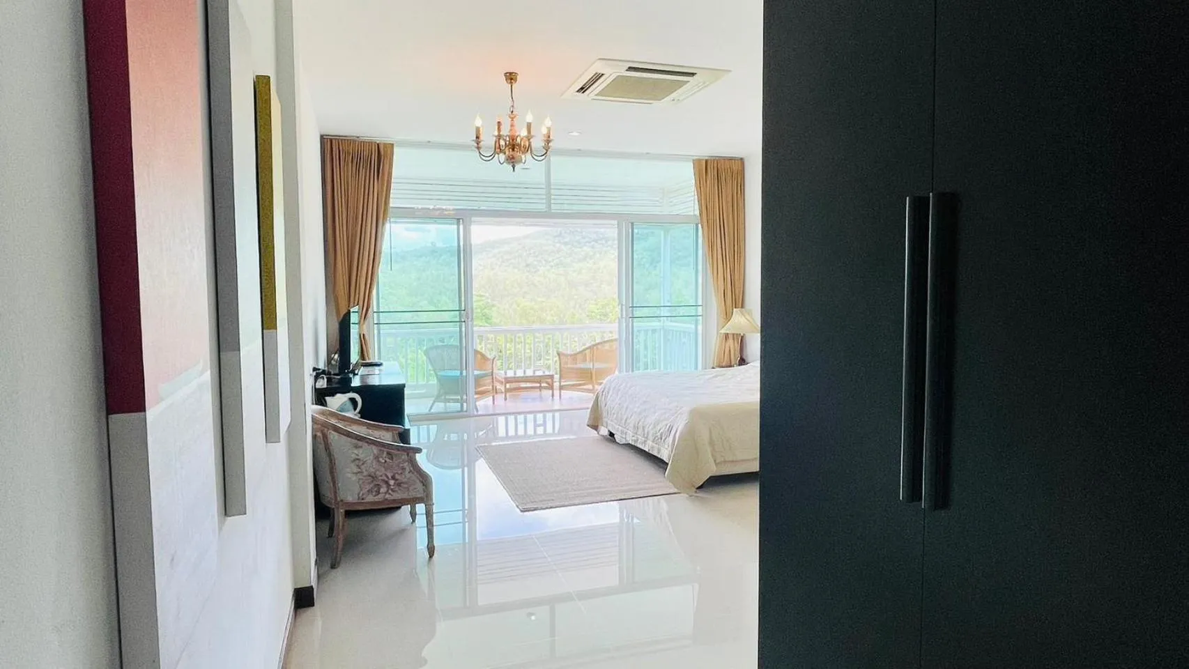 Bedroom, Bed in Baan Ing Khao