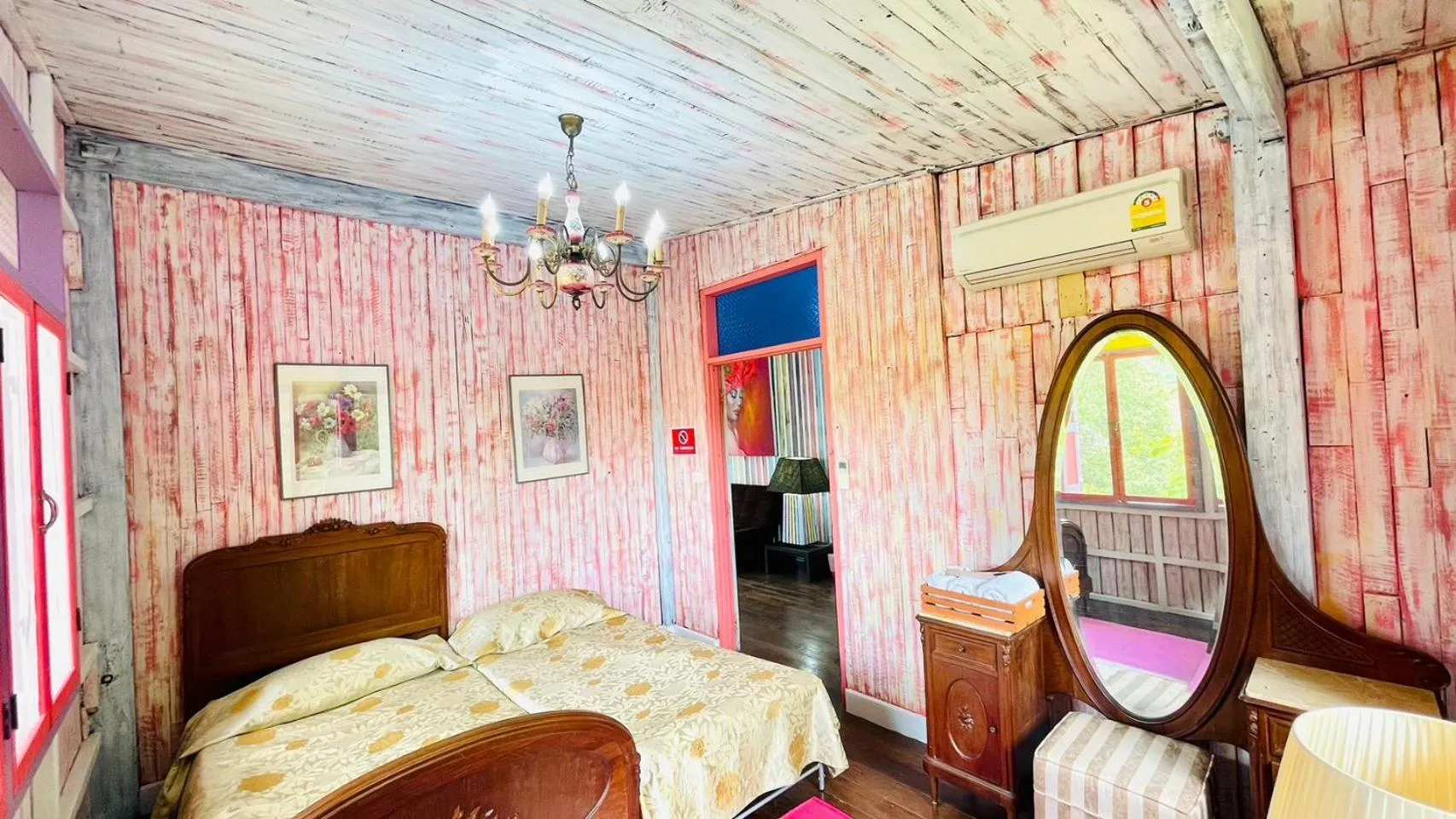 Bedroom, Bed in Baan Ing Khao