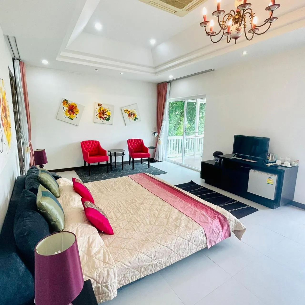 Bedroom, Bed in Baan Ing Khao