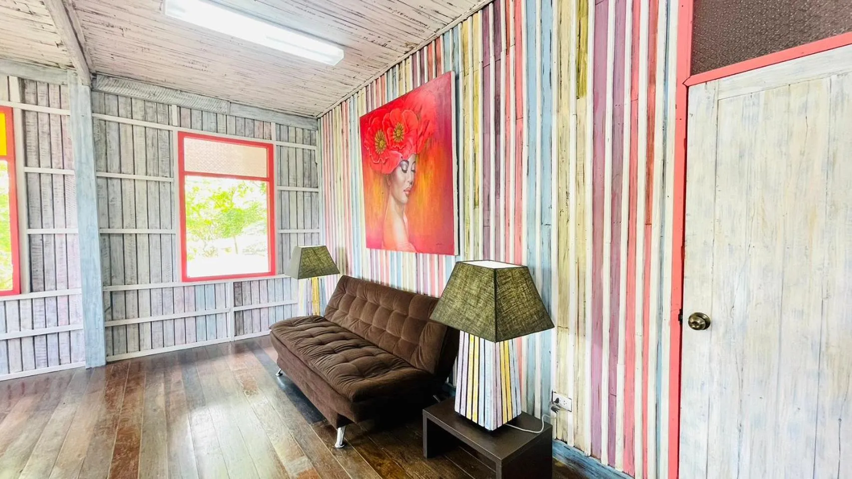 Seating area in Baan Ing Khao