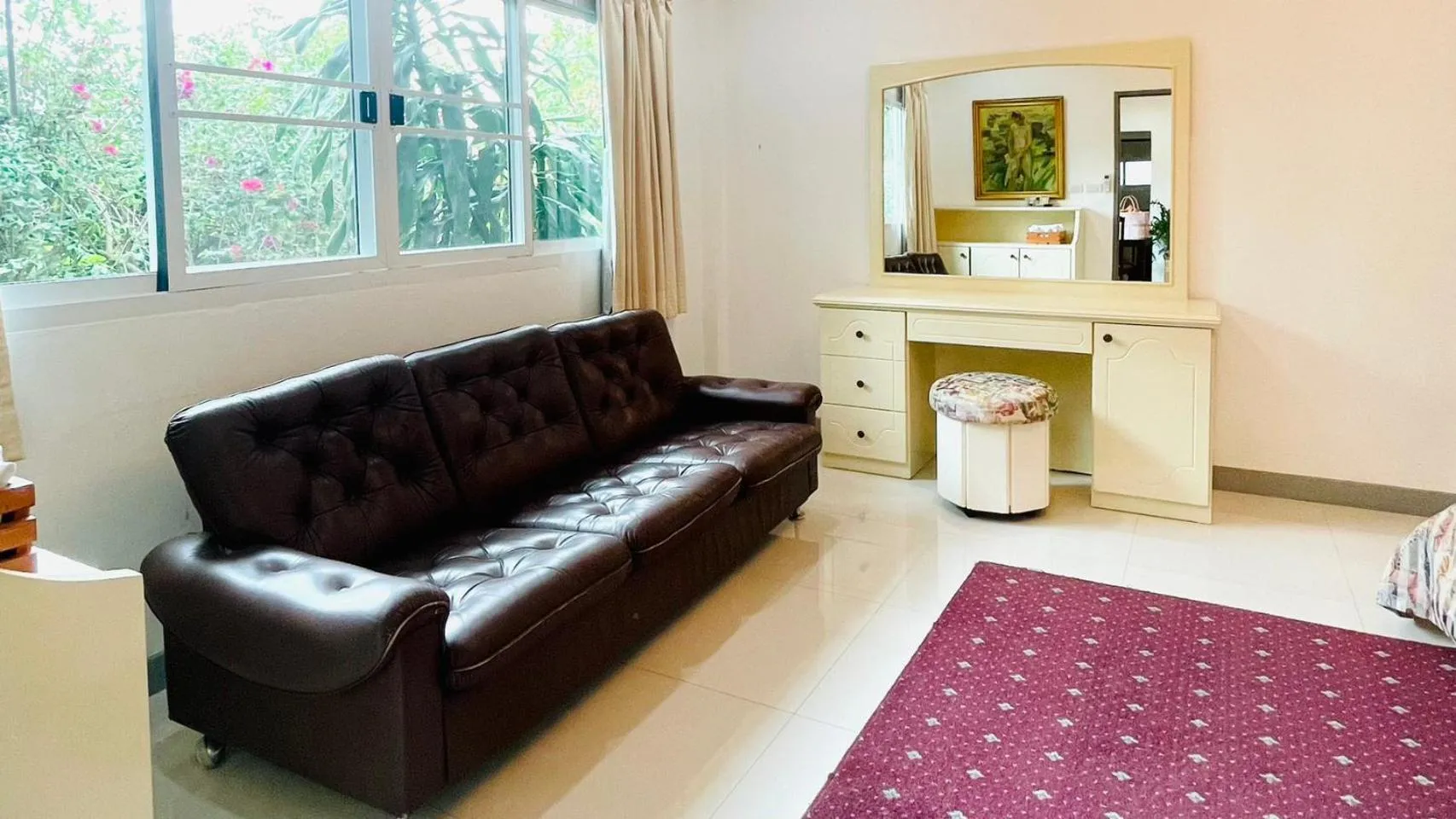 Seating area in Baan Ing Khao