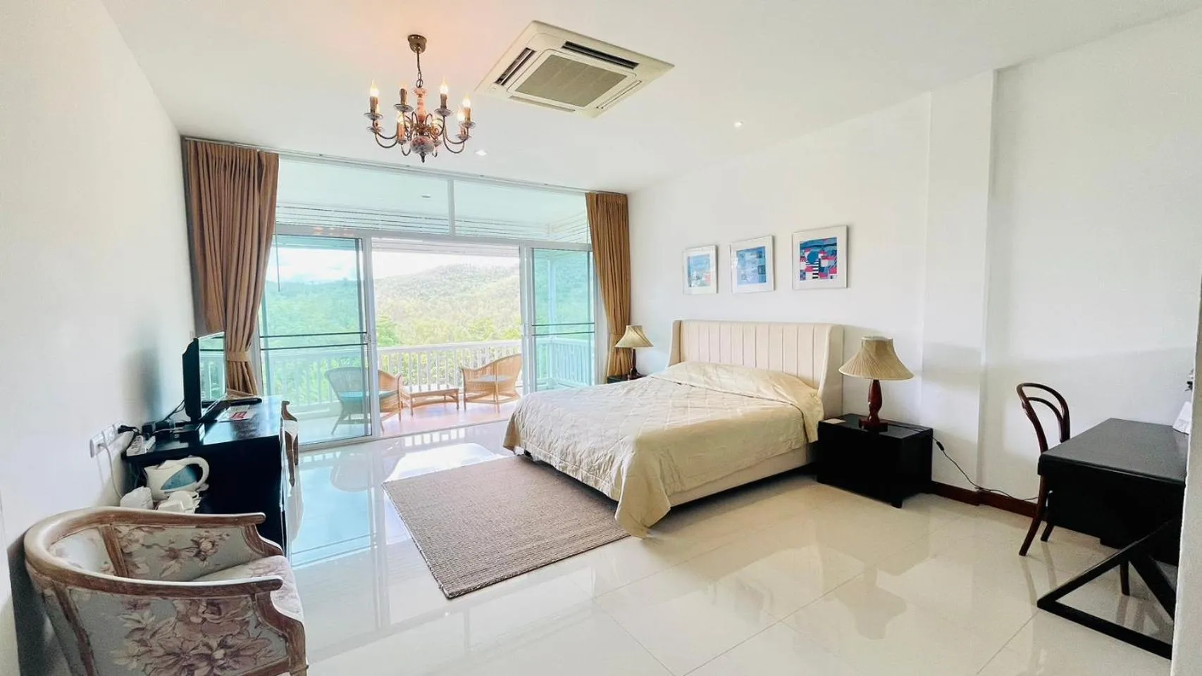 Bedroom, Bed in Baan Ing Khao