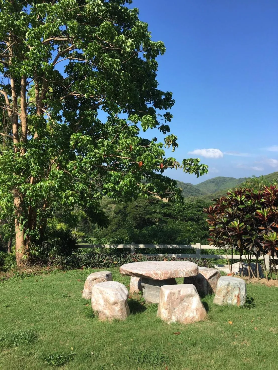 Garden view in Baan Ing Khao