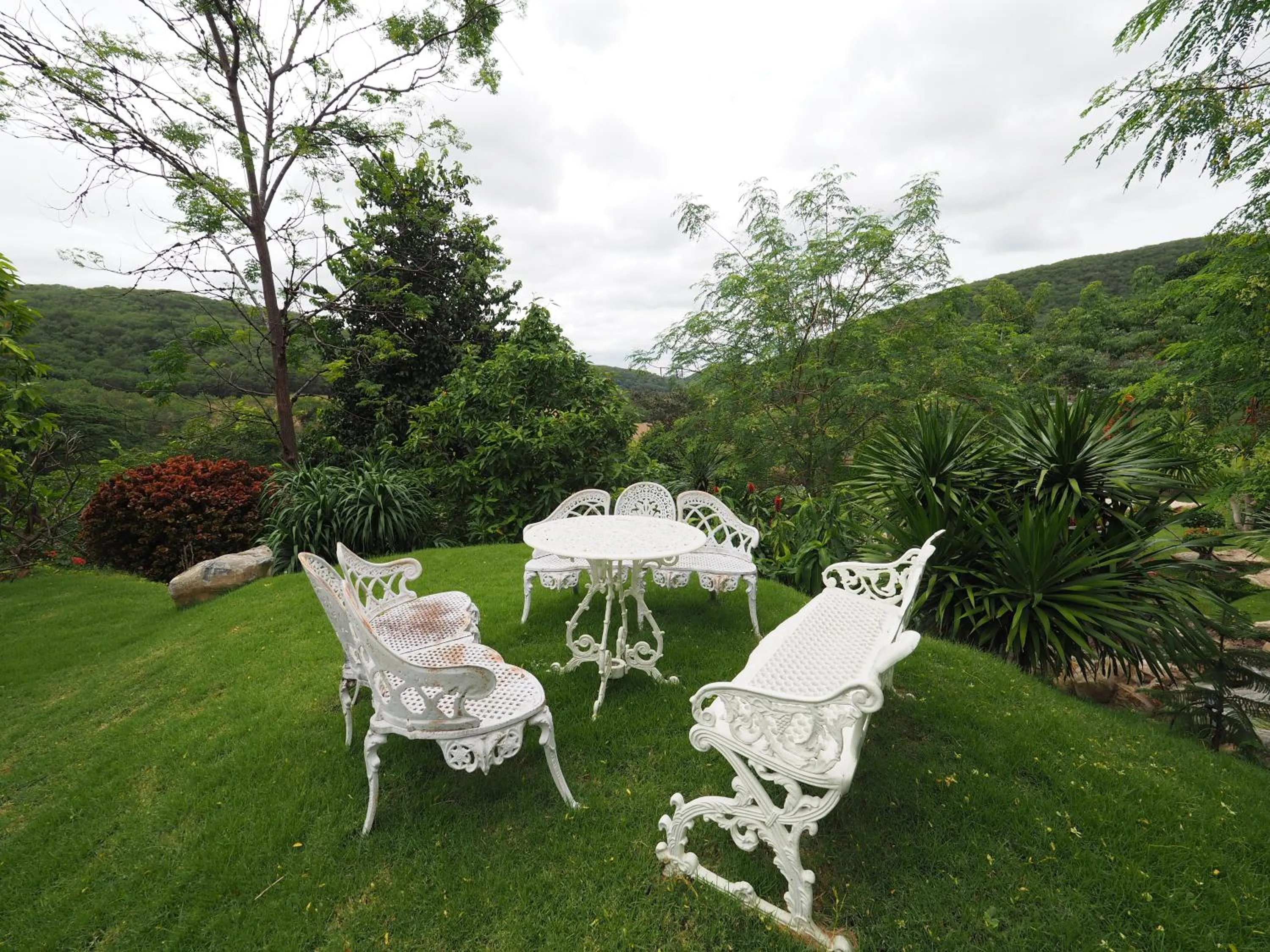 Garden view in Baan Ing Khao