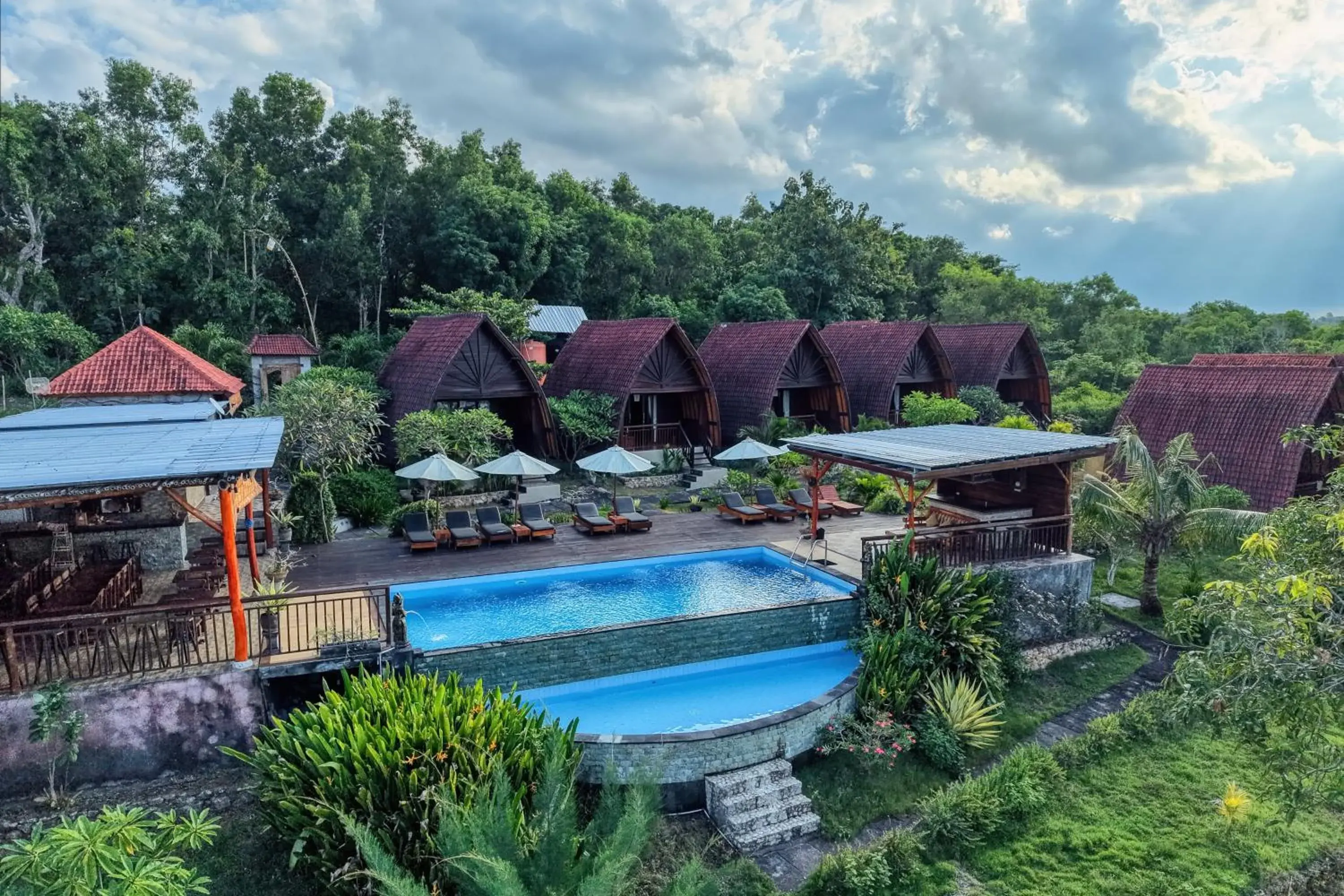 Property building in Bataran Garden Cottage Property building in Bataran Garden Cottage