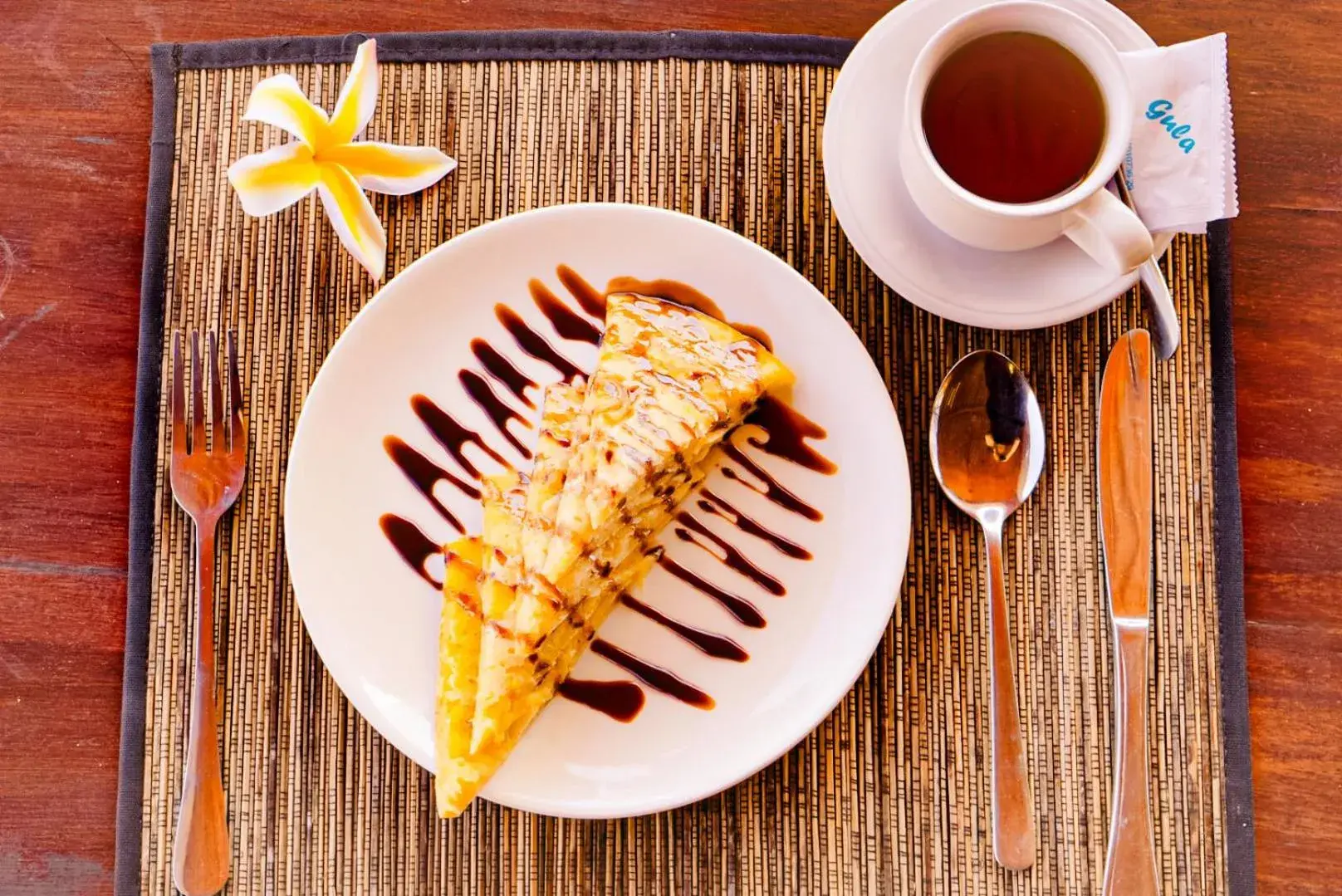 Breakfast in Bataran Garden Cottage Breakfast in Bataran Garden Cottage