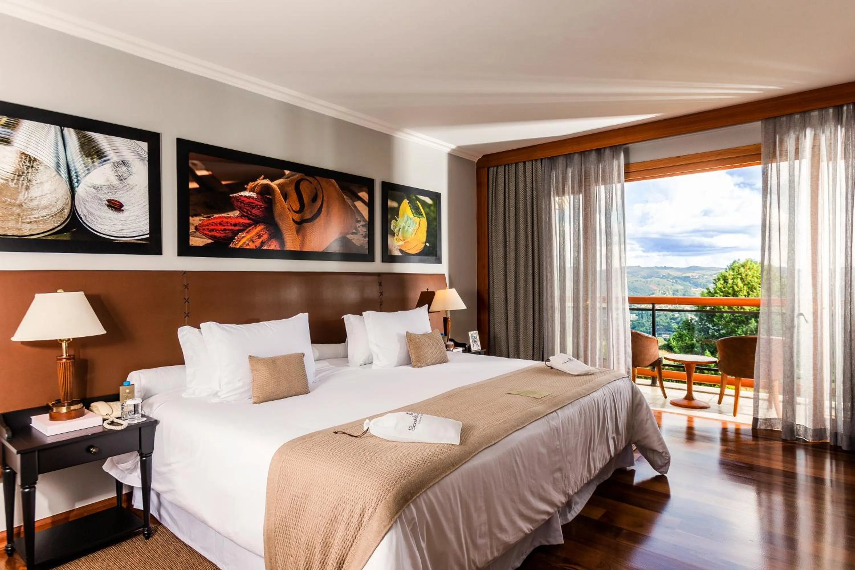 Bed in Bendito Cacao Resort & Spa