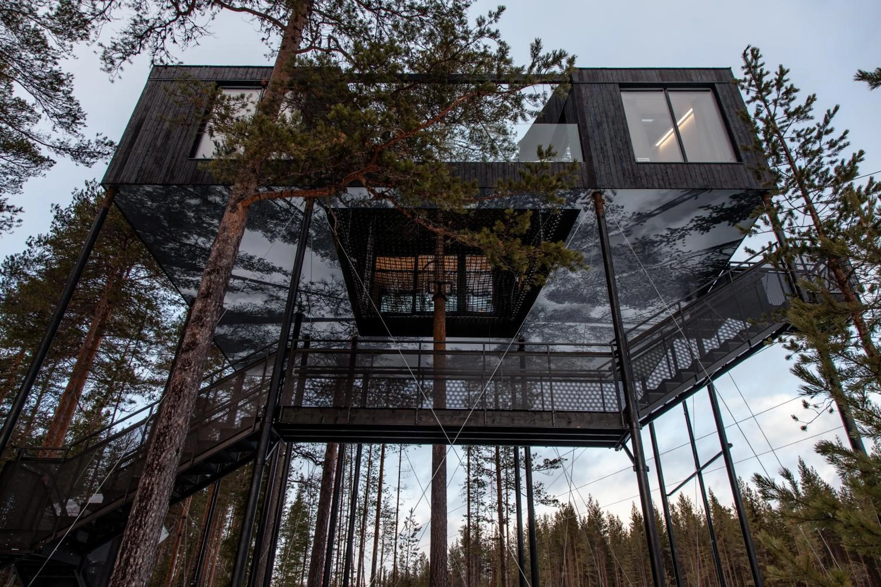 Facade/entrance in Treehotel