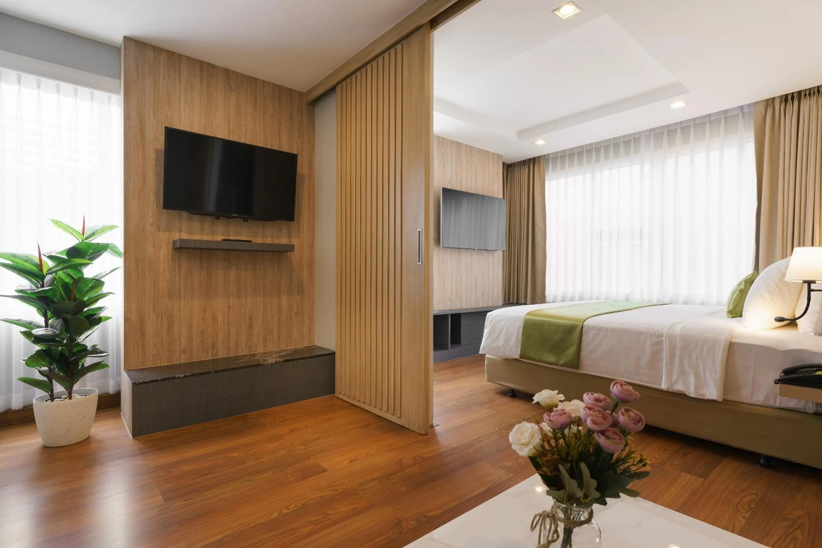 TV and multimedia, Bed in iCheck inn Residence soi 2