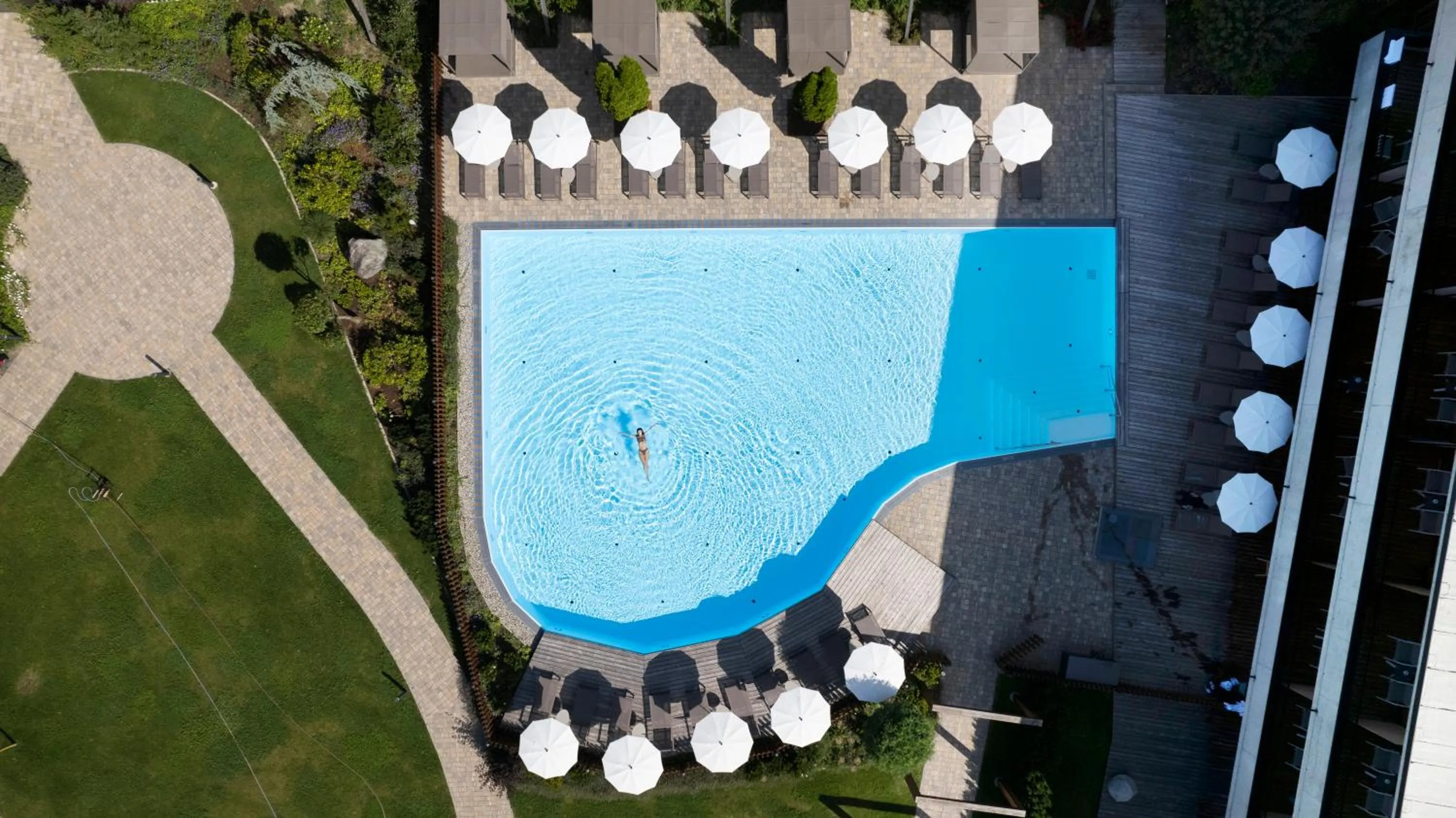 Swimming pool in Alpenhotel Montafon & SPA