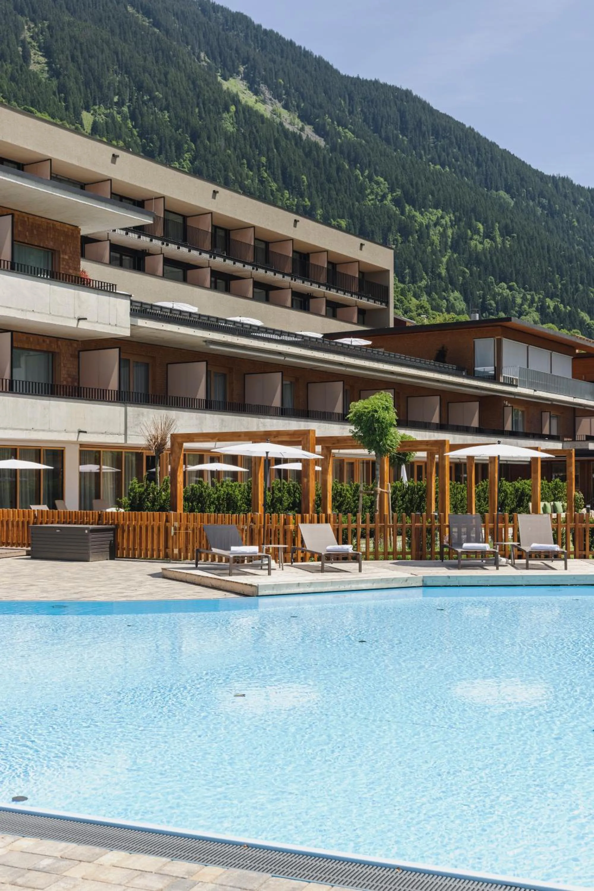 Swimming pool in Alpenhotel Montafon & SPA