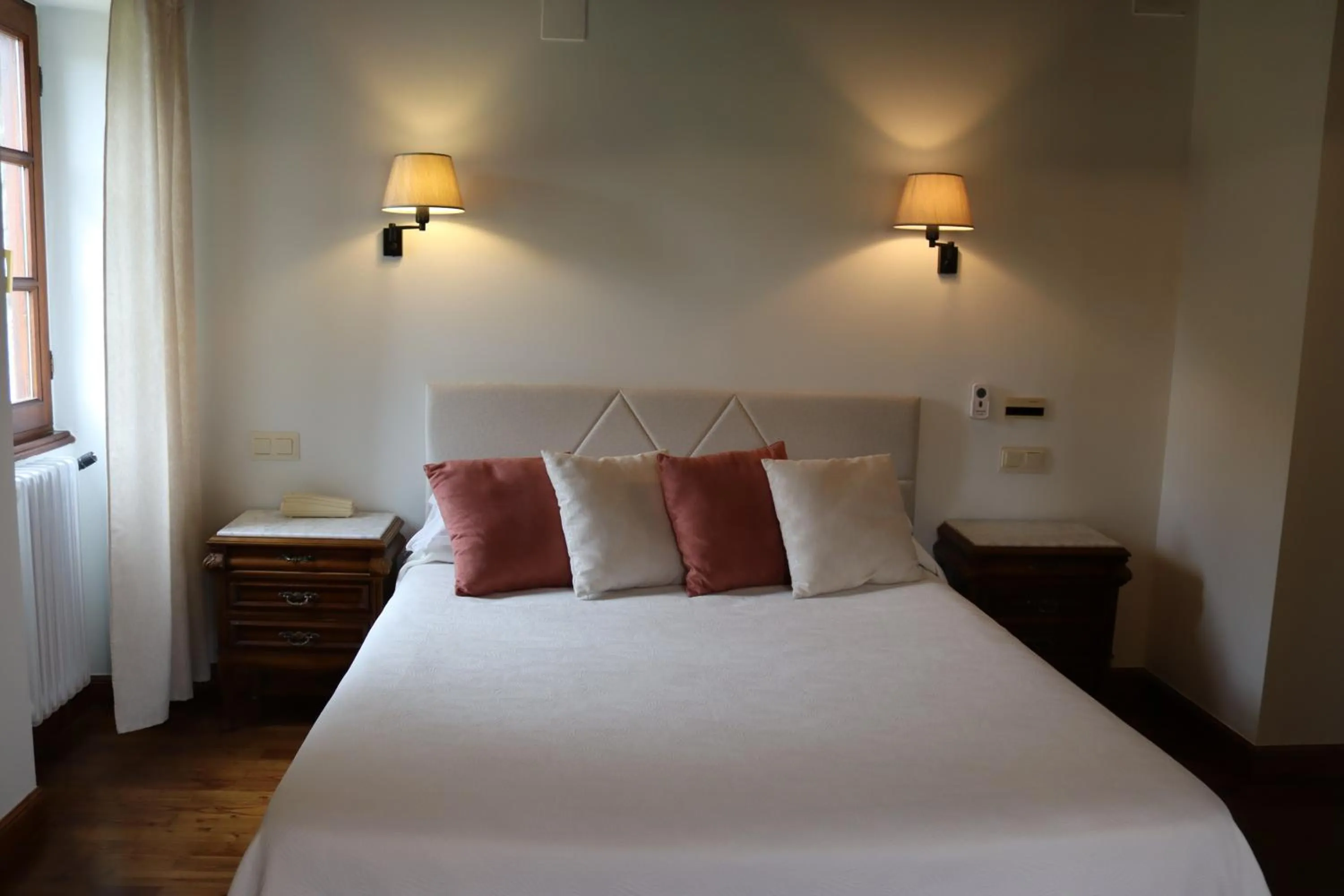 Bed in Hostal Rural Irigoienea