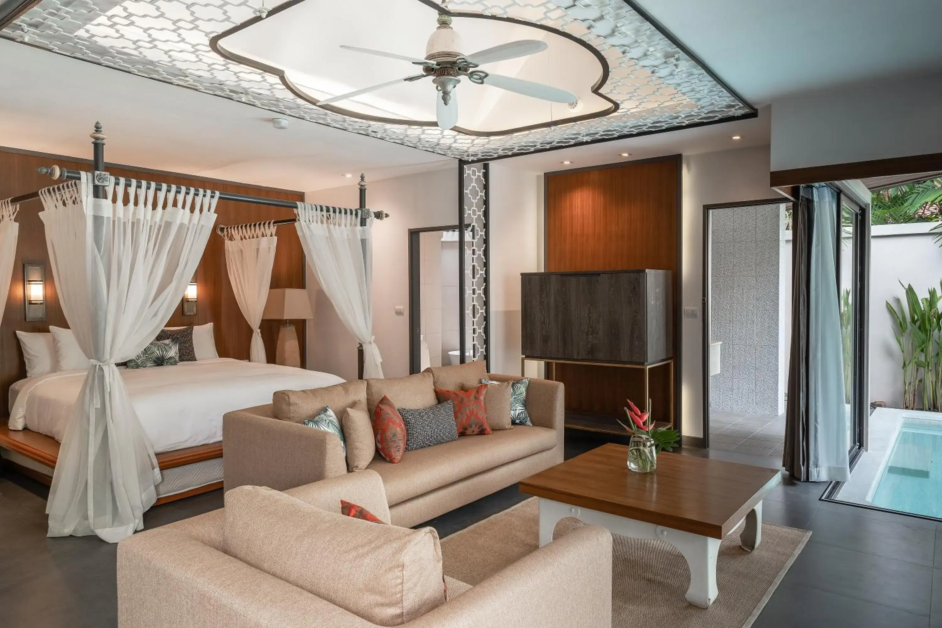 Living room, Bed in Dewa Phuket Resort & Villas Living room, Bed in Dewa Phuket Resort & Villas